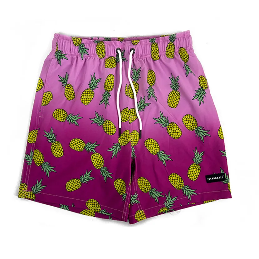 6“ Stretch Printed Volley Shorts ZOMBI COCKTAIL