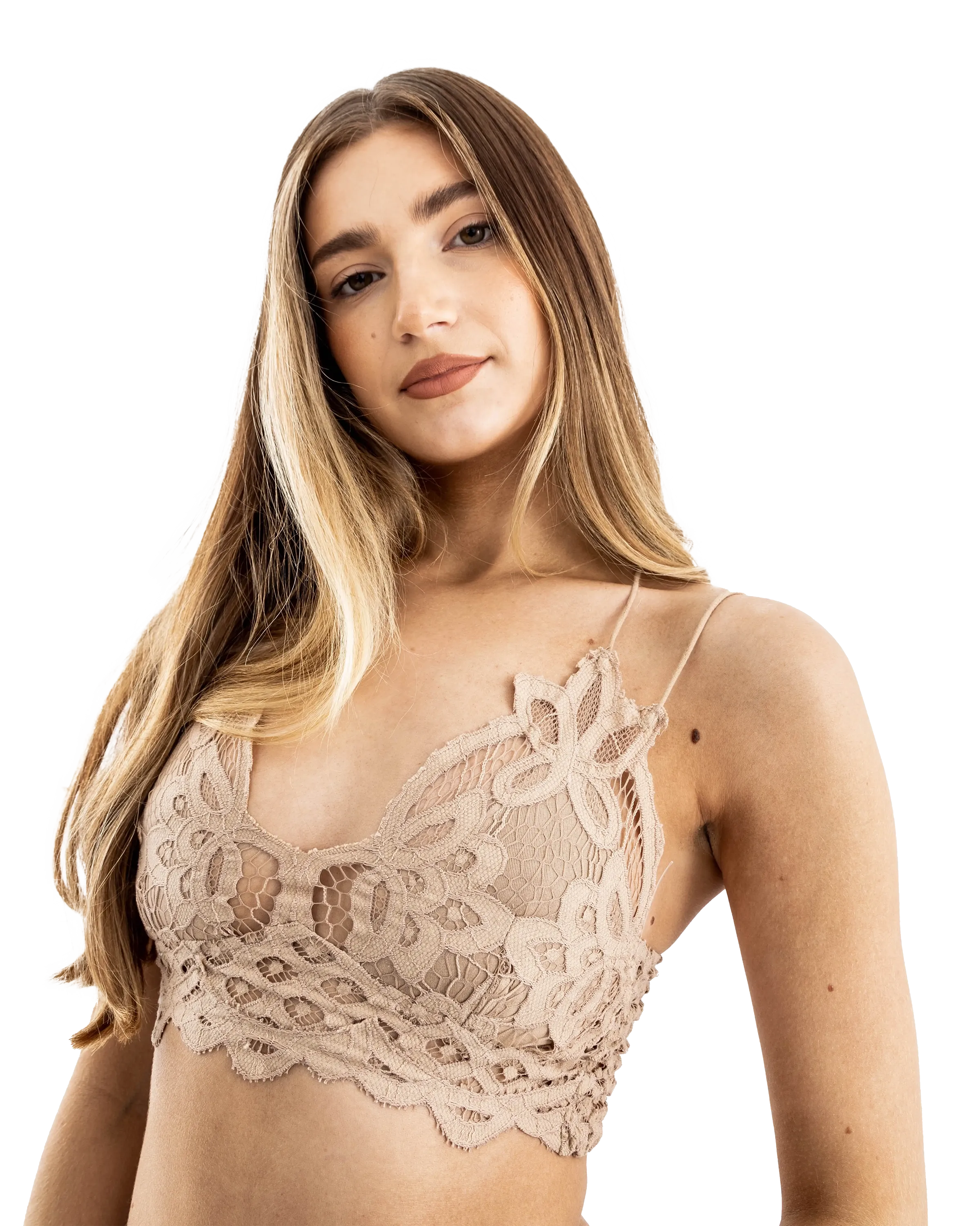 Adella Bralette in Nude