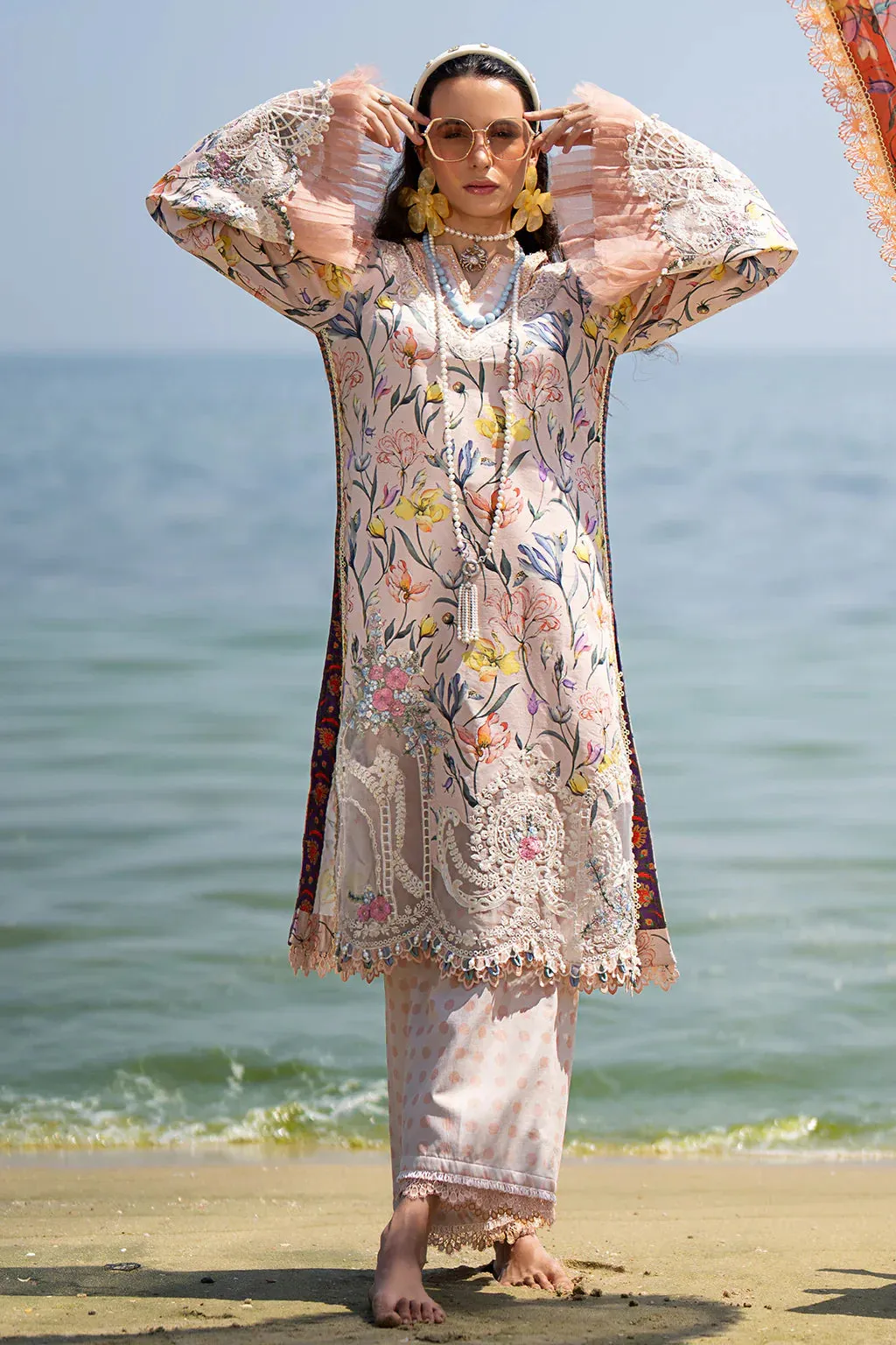 AJR Couture | Alif Signature Luxury Lawn 24 | Blooming