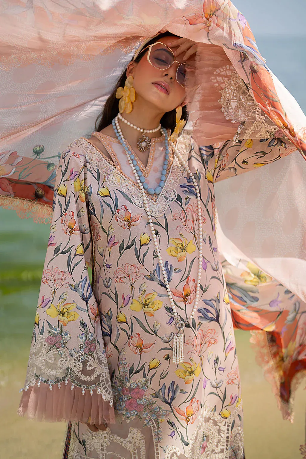 AJR Couture | Alif Signature Luxury Lawn 24 | Blooming