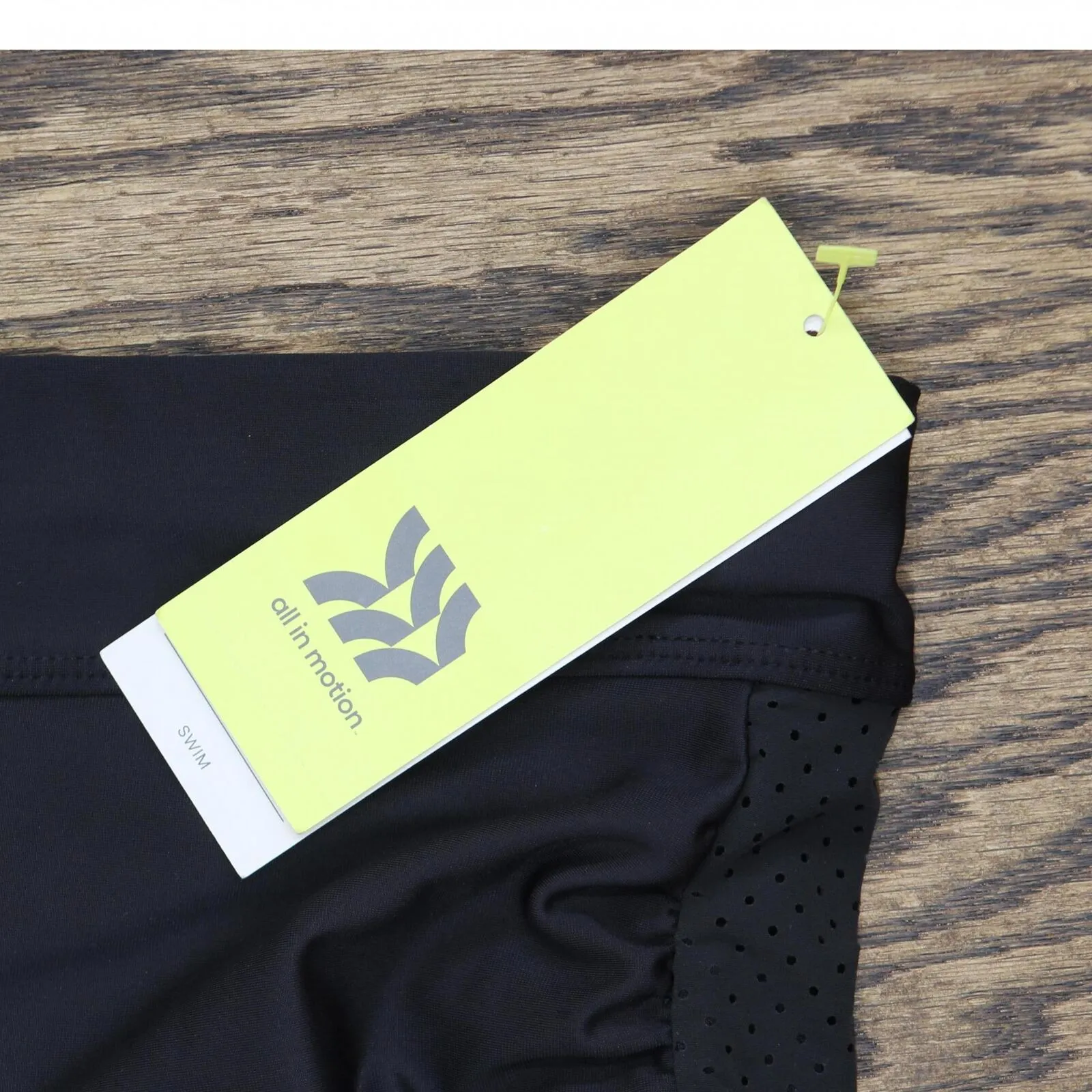 All in Motion Women's Laser Cut Side Swim Shorts AFQ68