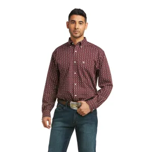 Ariat® Men's Casual Wrinkle Free Oswin Royal Seal Long Sleeve Shirt 10037055