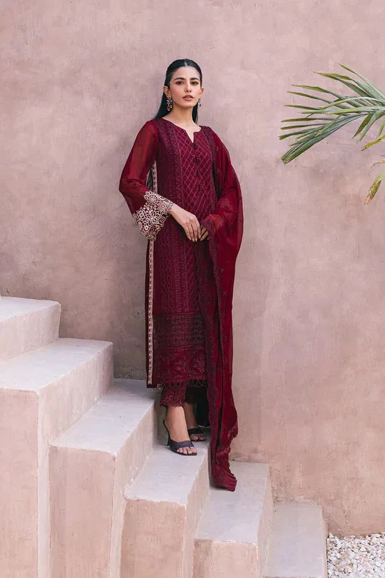 Azure | Embroidered Ensembles 3 Pcs | Fire Lily