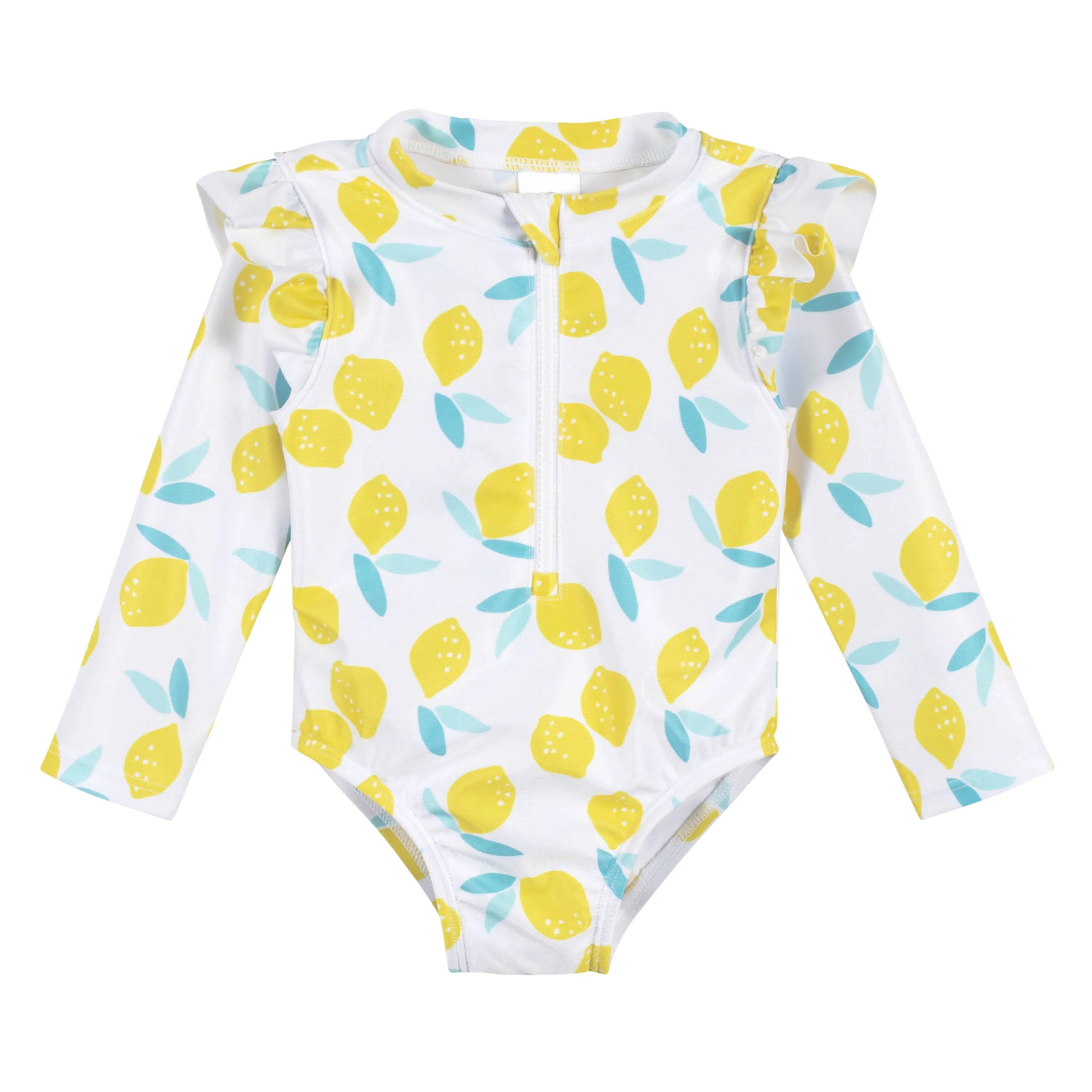 Baby & Toddler Girls UPF 50  Lemon Squeeze Rash Guard