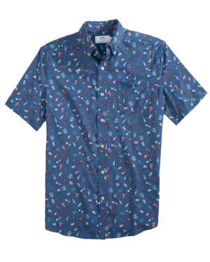 Backyard BBQ IC SS Shirt Atlantic Blue