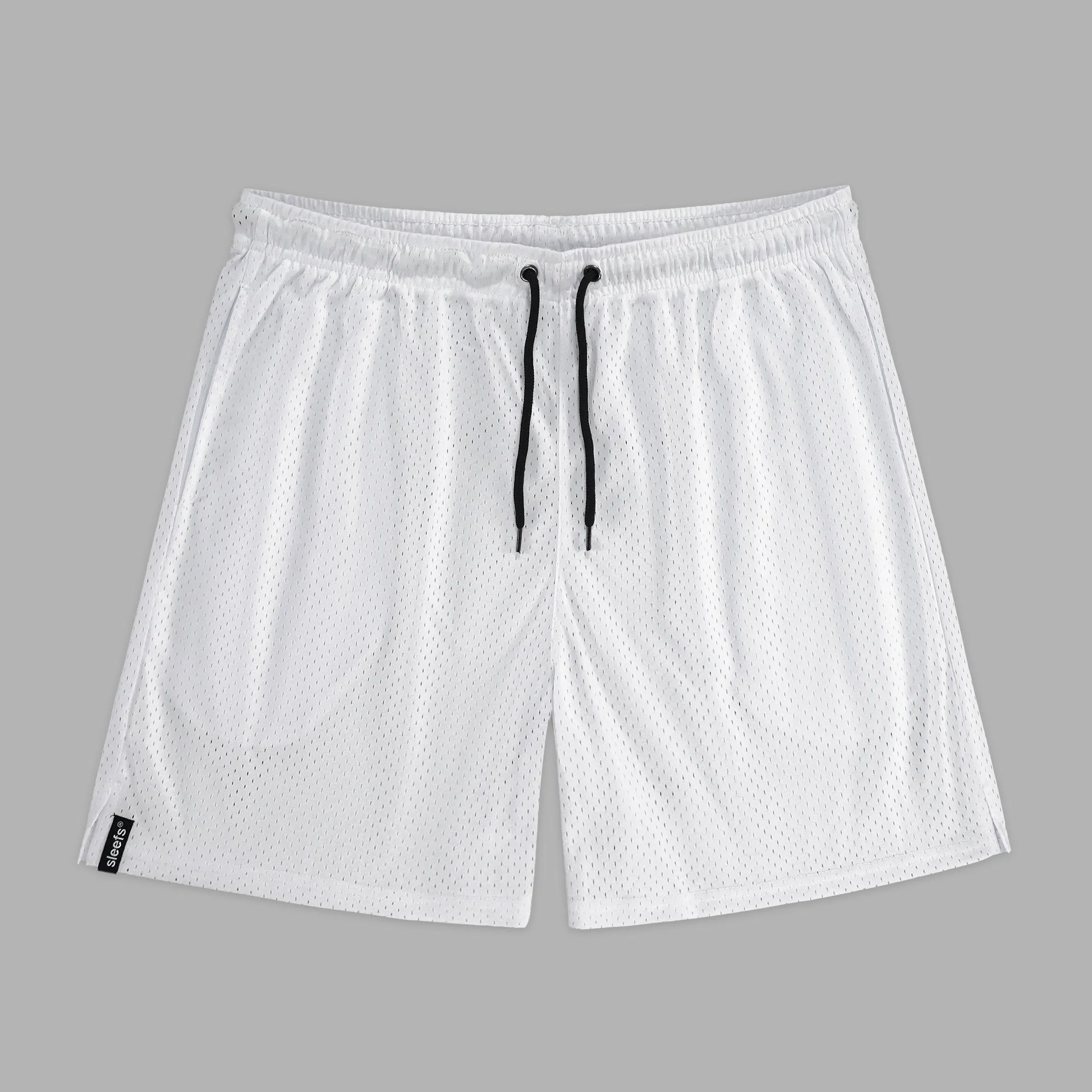 Basic White Shorts - Big - 7"