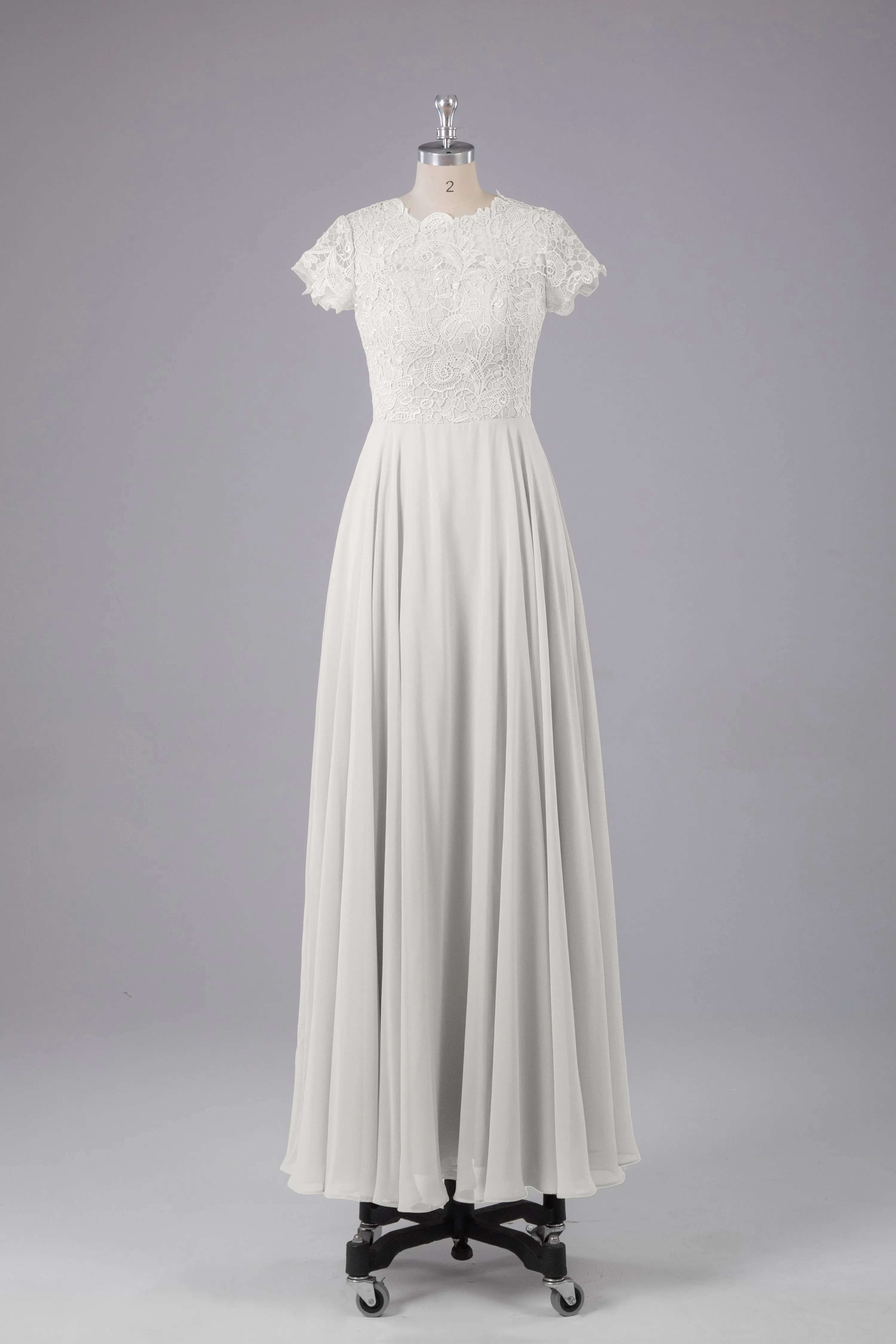 Beautiful A-Line Cap Sleeves Long Bridesmaid Dresses With Pockets