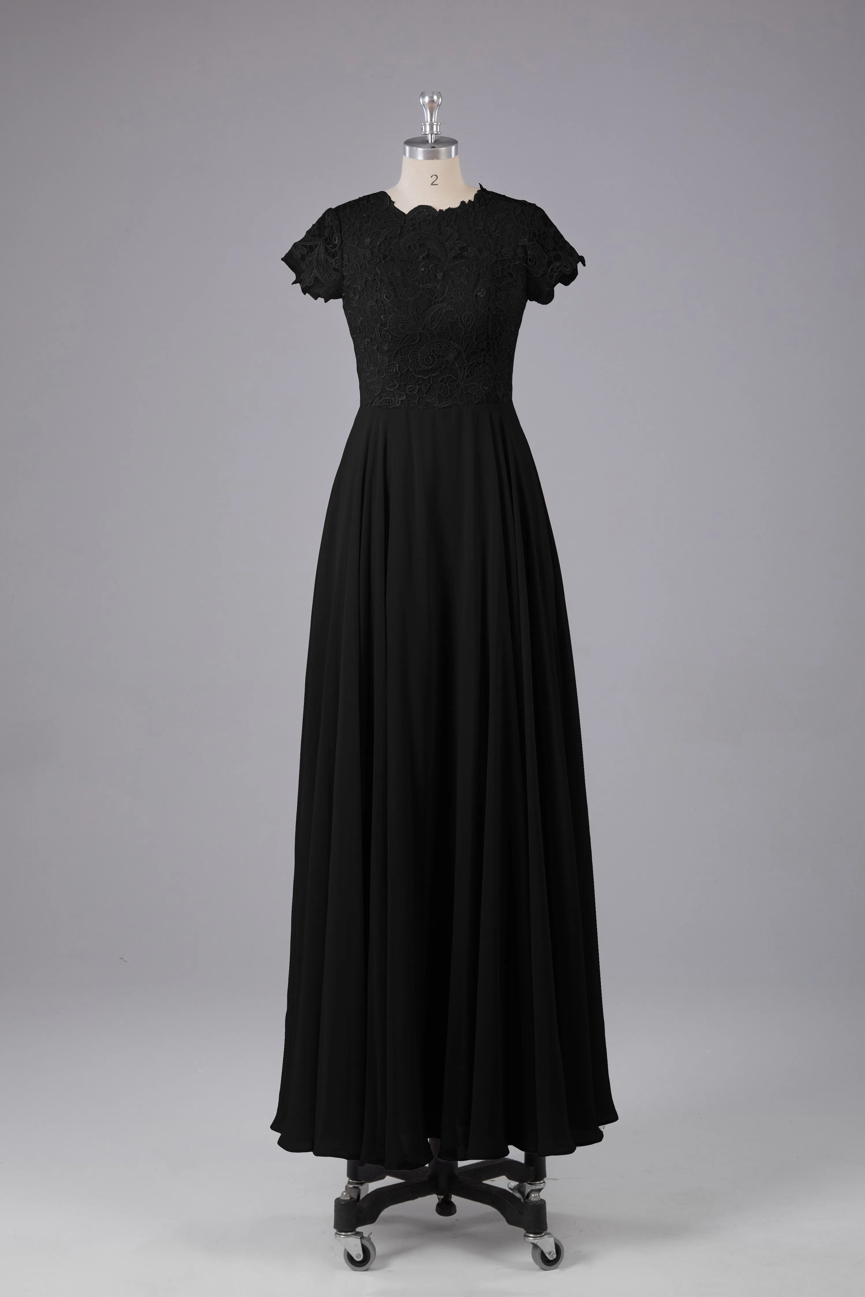 Beautiful A-Line Cap Sleeves Long Bridesmaid Dresses With Pockets