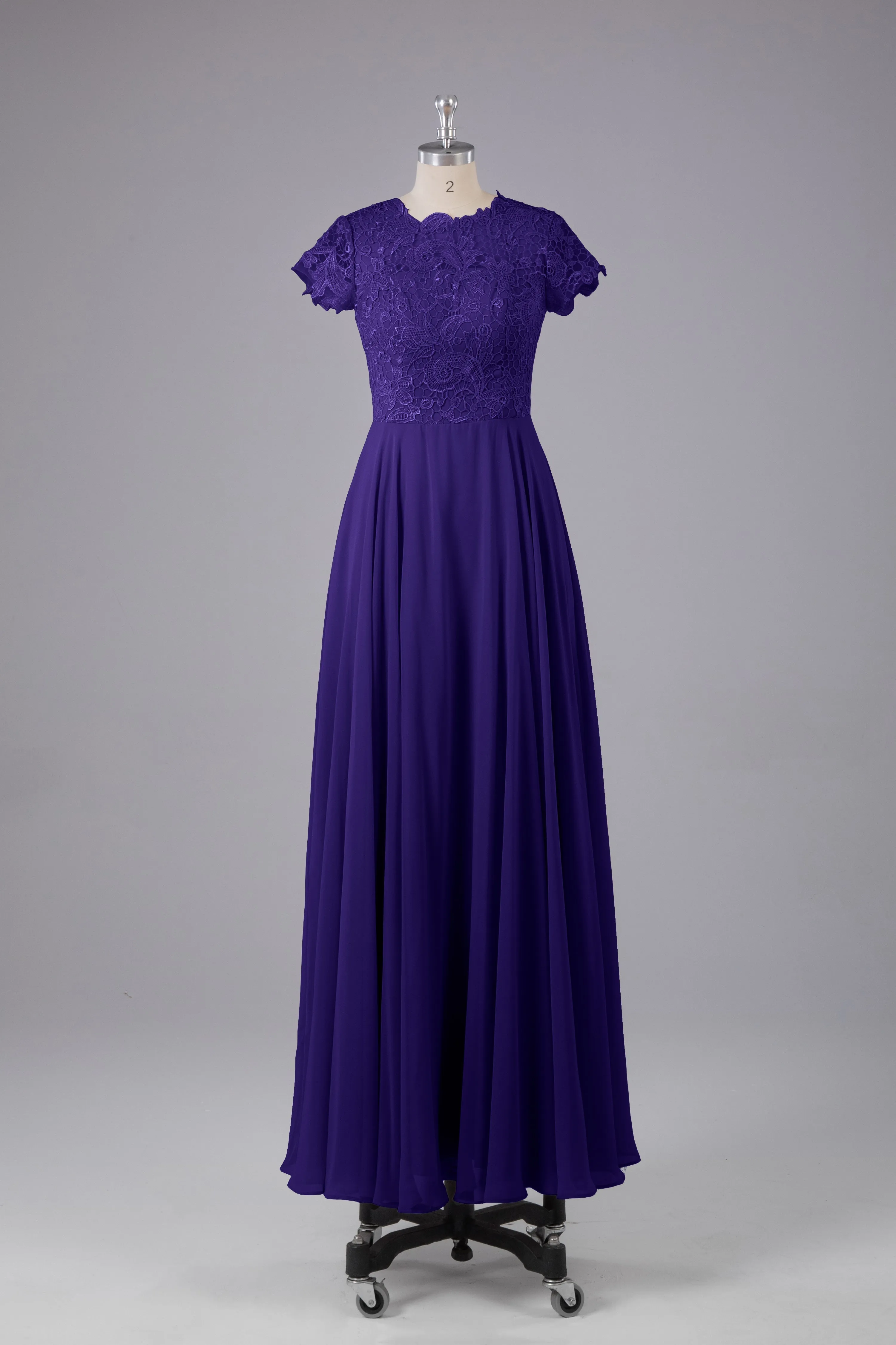 Beautiful A-Line Cap Sleeves Long Bridesmaid Dresses With Pockets