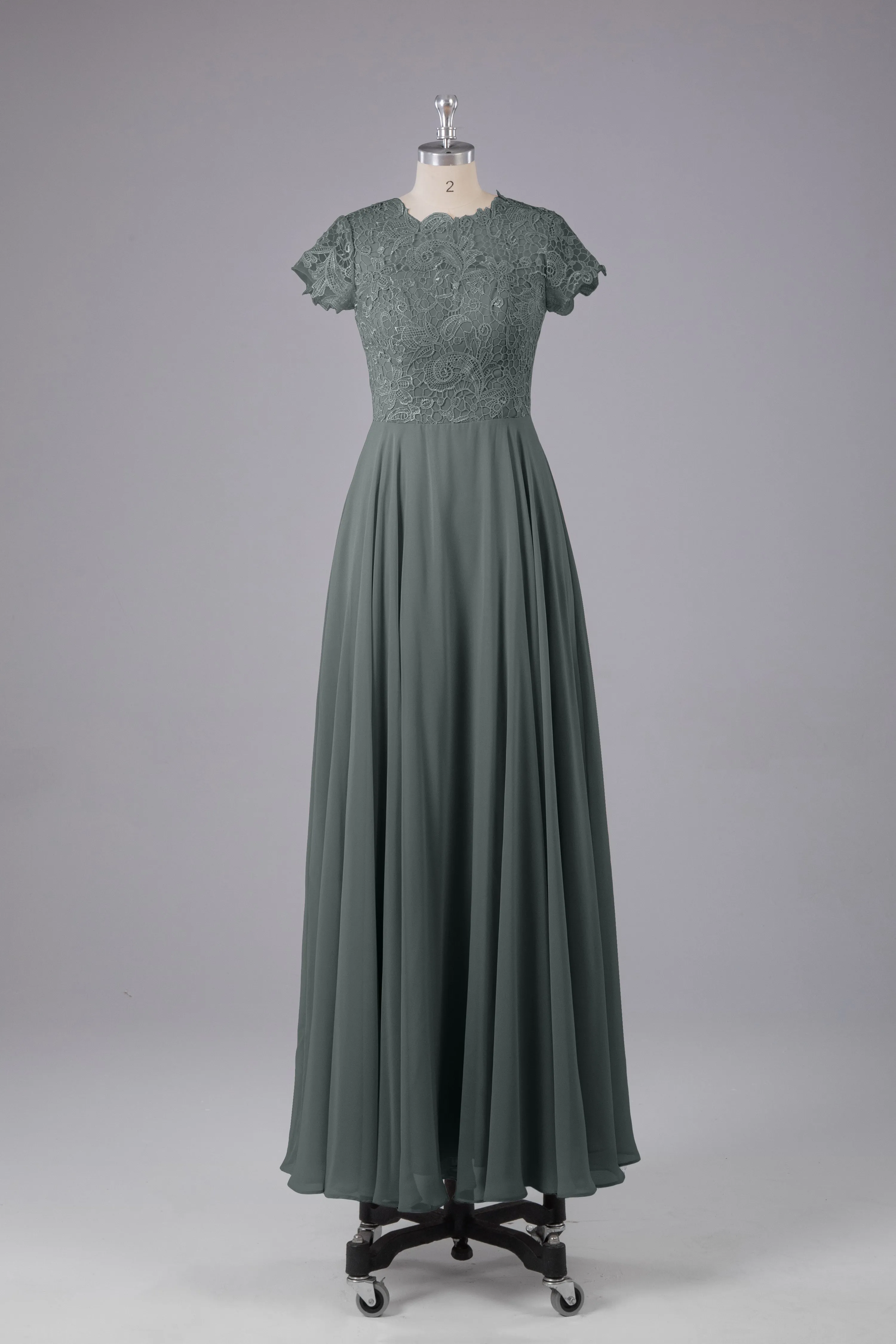 Beautiful A-Line Cap Sleeves Long Bridesmaid Dresses With Pockets