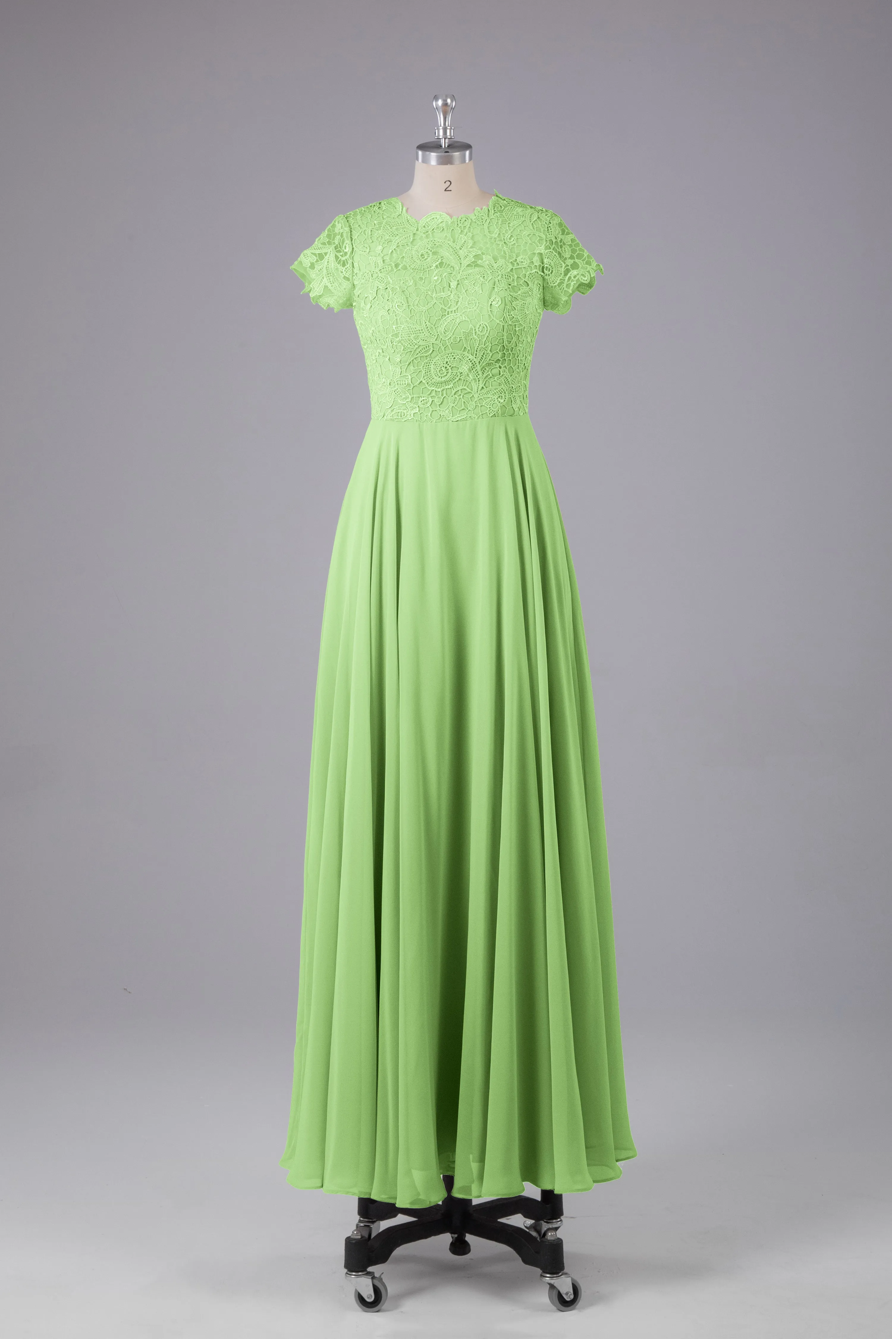 Beautiful A-Line Cap Sleeves Long Bridesmaid Dresses With Pockets