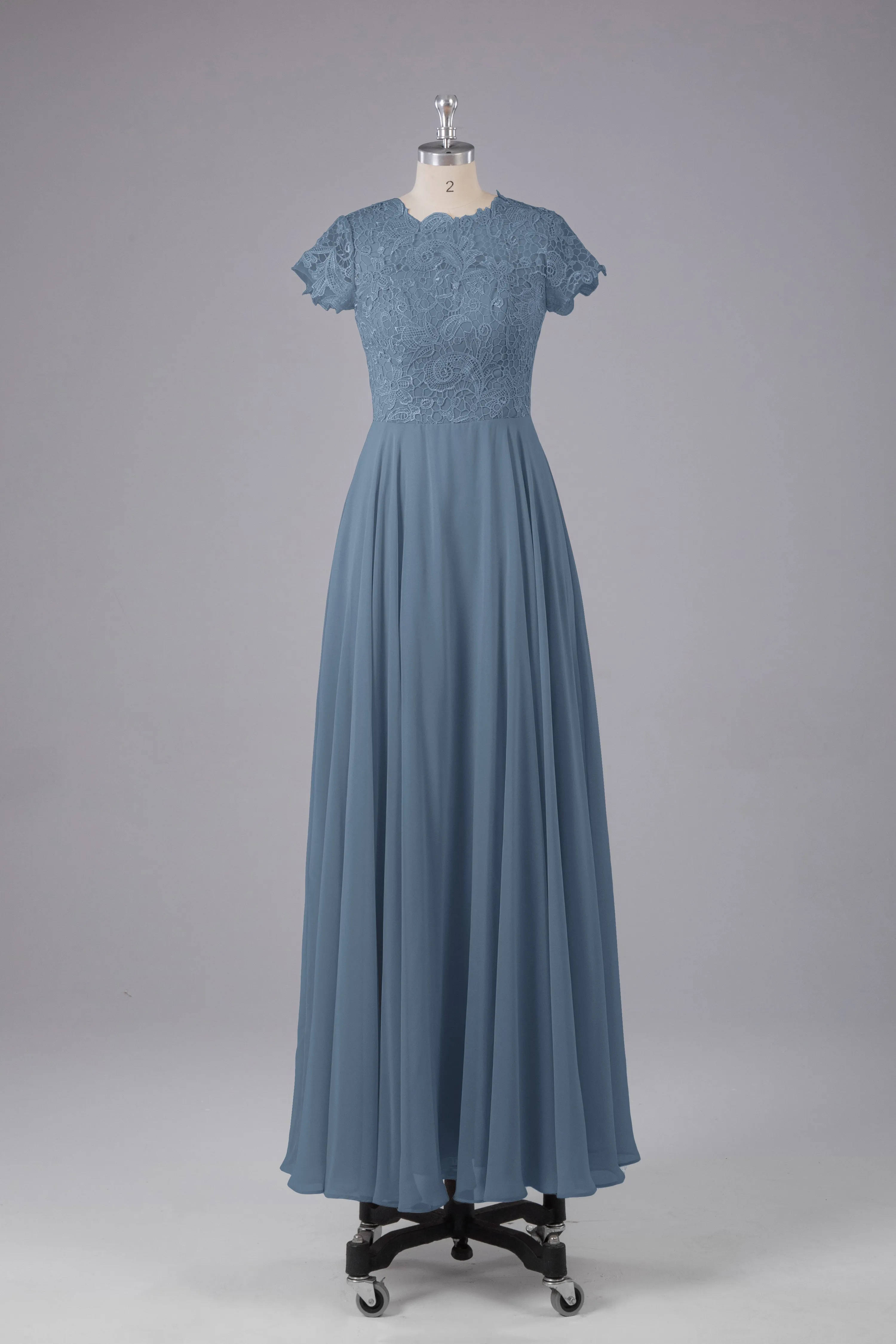 Beautiful A-Line Cap Sleeves Long Bridesmaid Dresses With Pockets