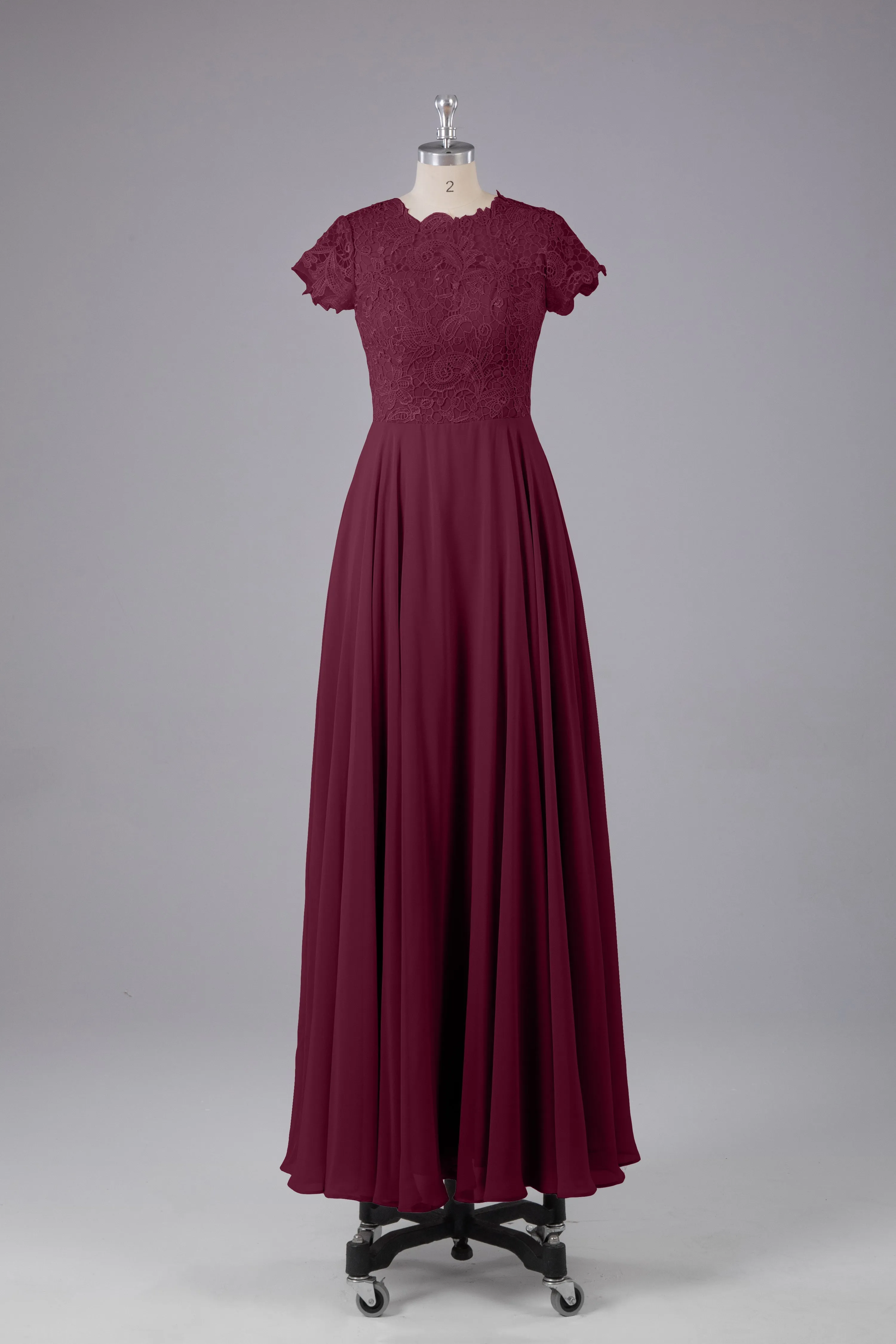 Beautiful A-Line Cap Sleeves Long Bridesmaid Dresses With Pockets