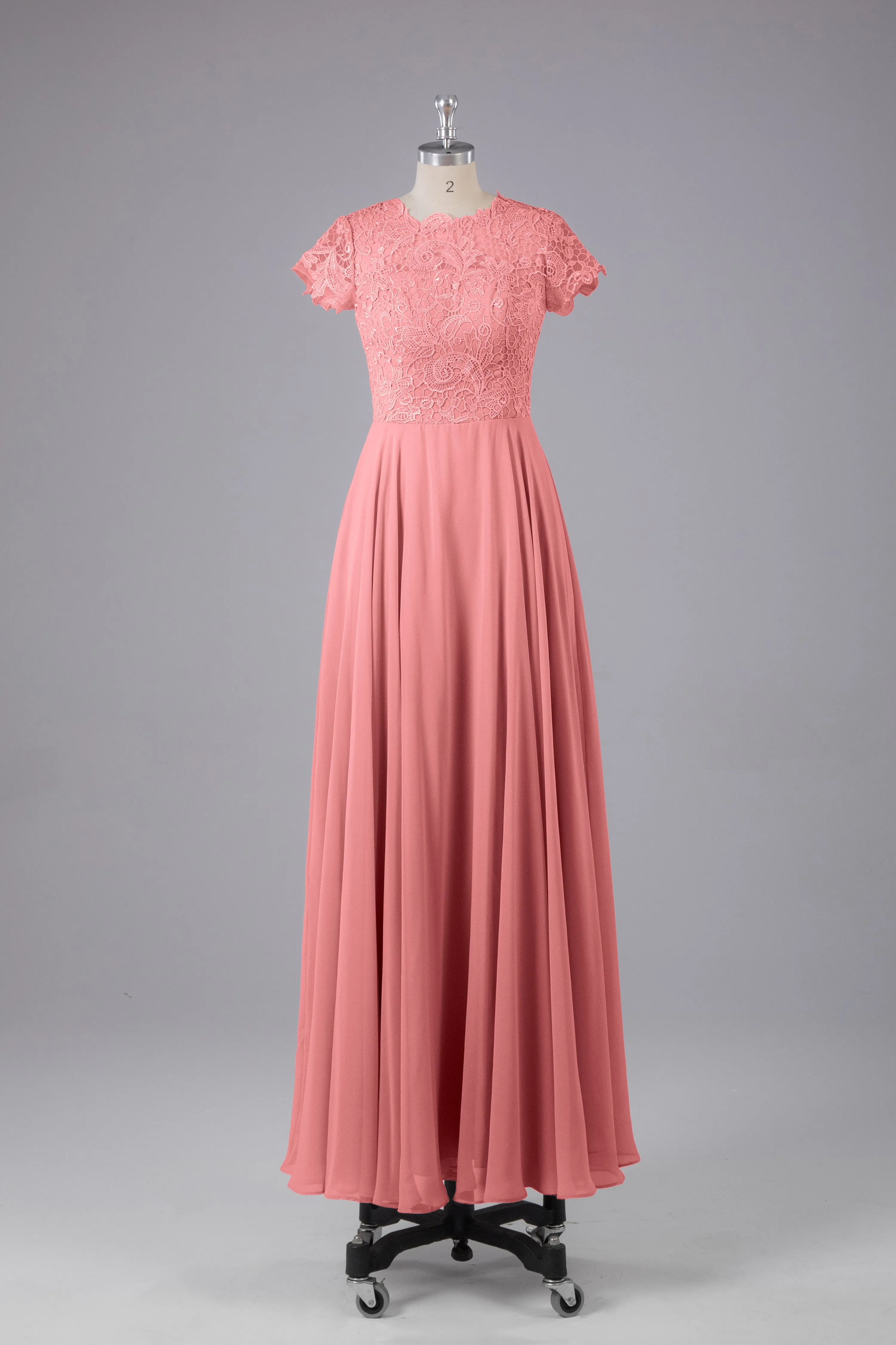 Beautiful A-Line Cap Sleeves Long Bridesmaid Dresses With Pockets