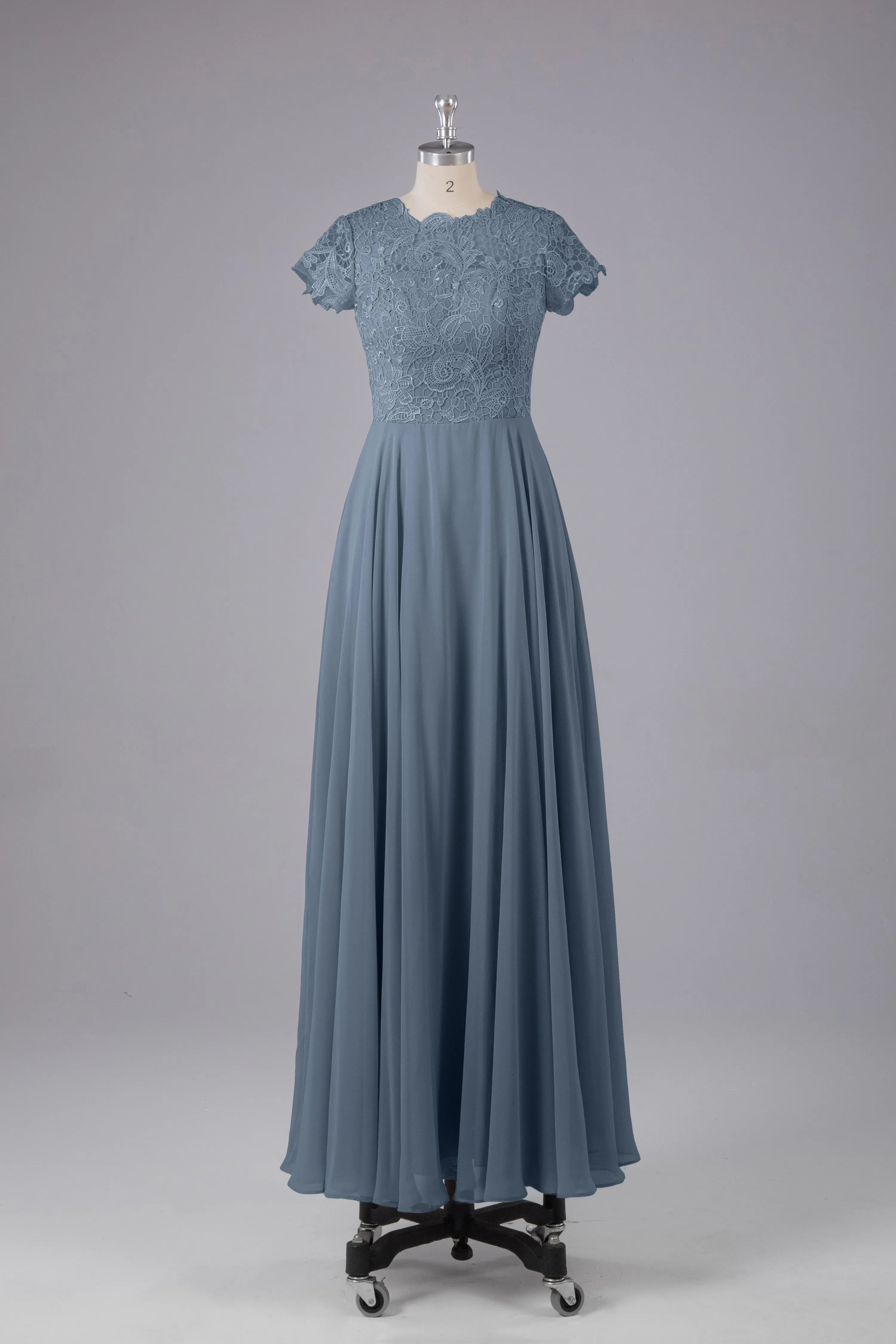 Beautiful A-Line Cap Sleeves Long Bridesmaid Dresses With Pockets