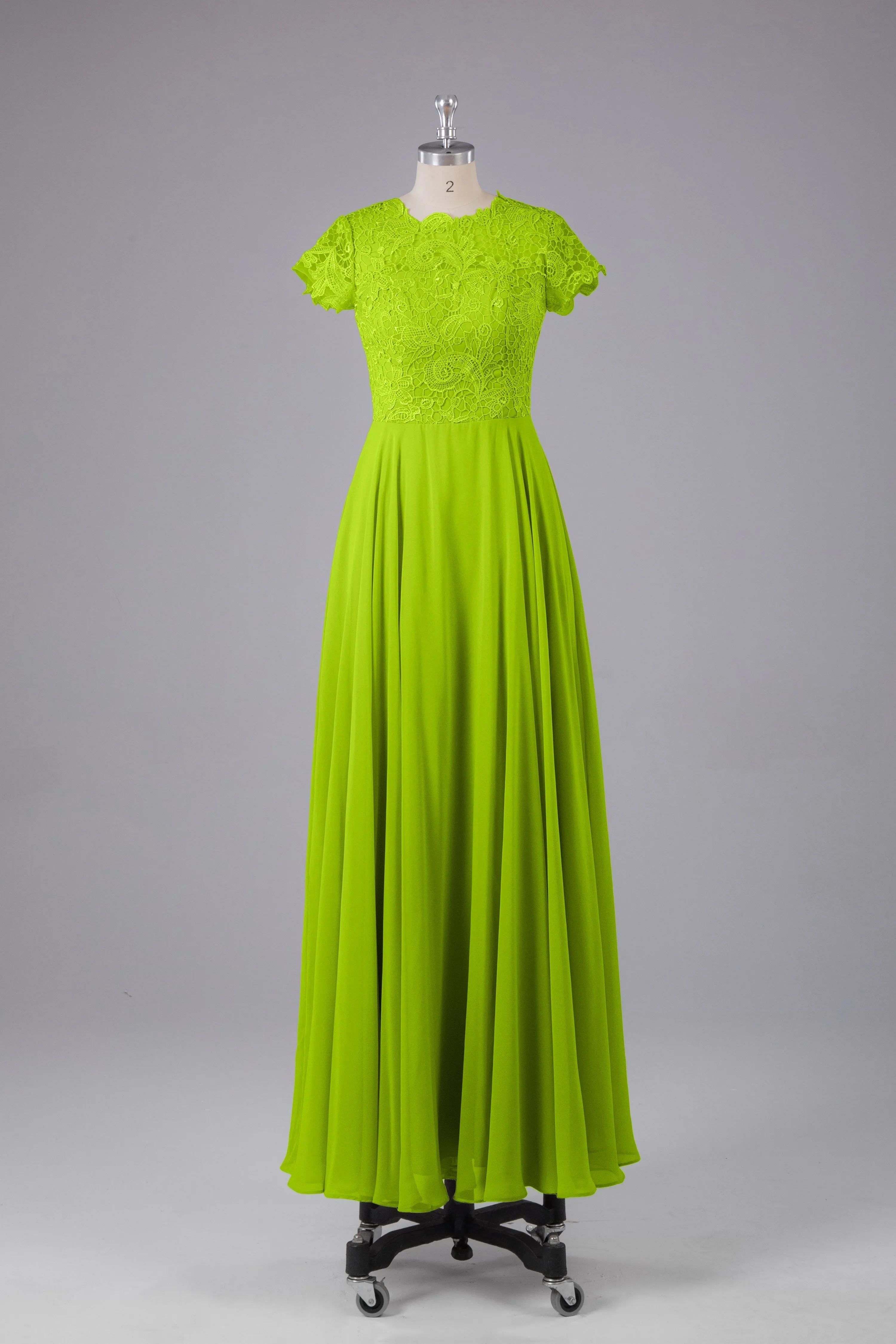 Beautiful A-Line Cap Sleeves Long Bridesmaid Dresses With Pockets