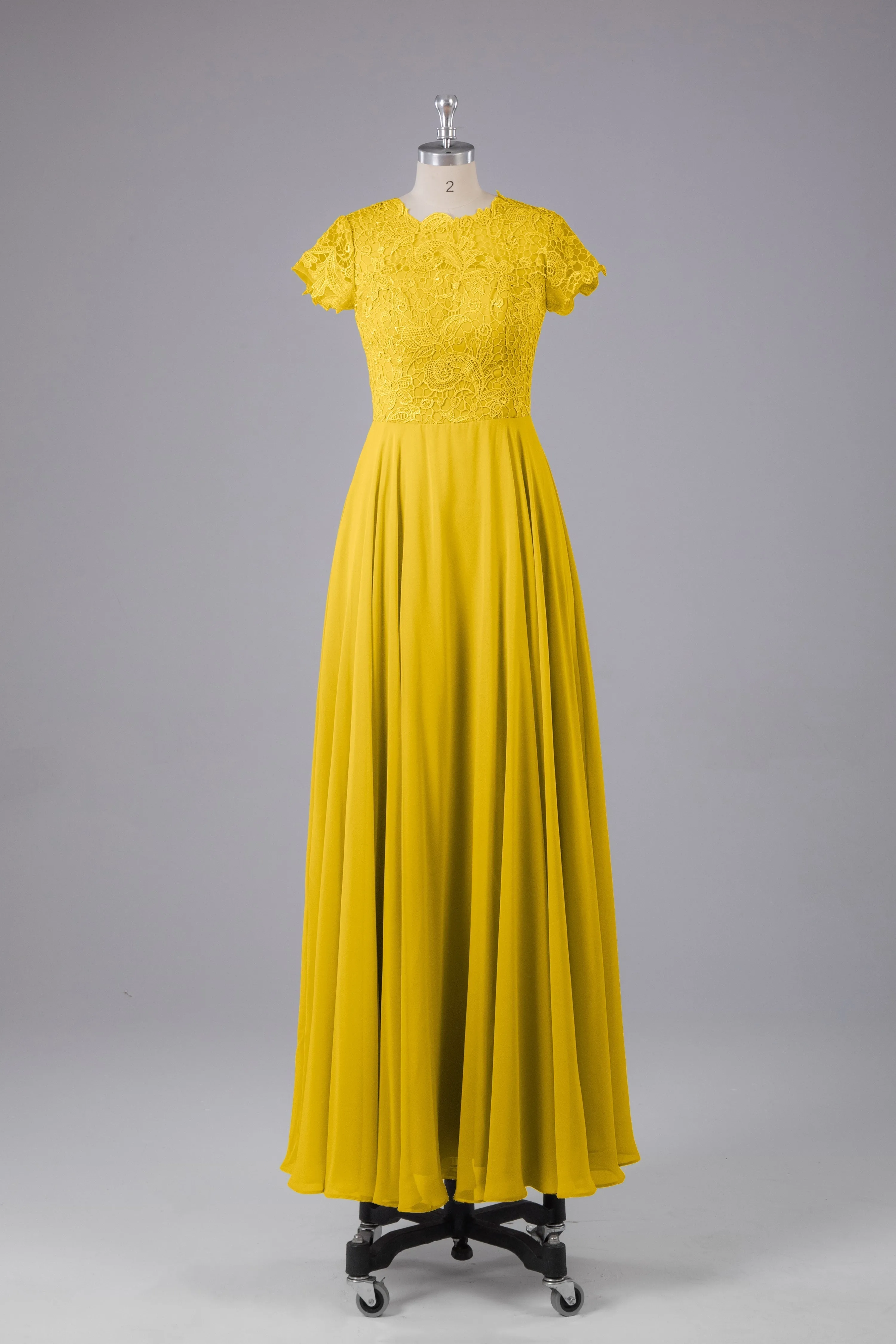 Beautiful A-Line Cap Sleeves Long Bridesmaid Dresses With Pockets