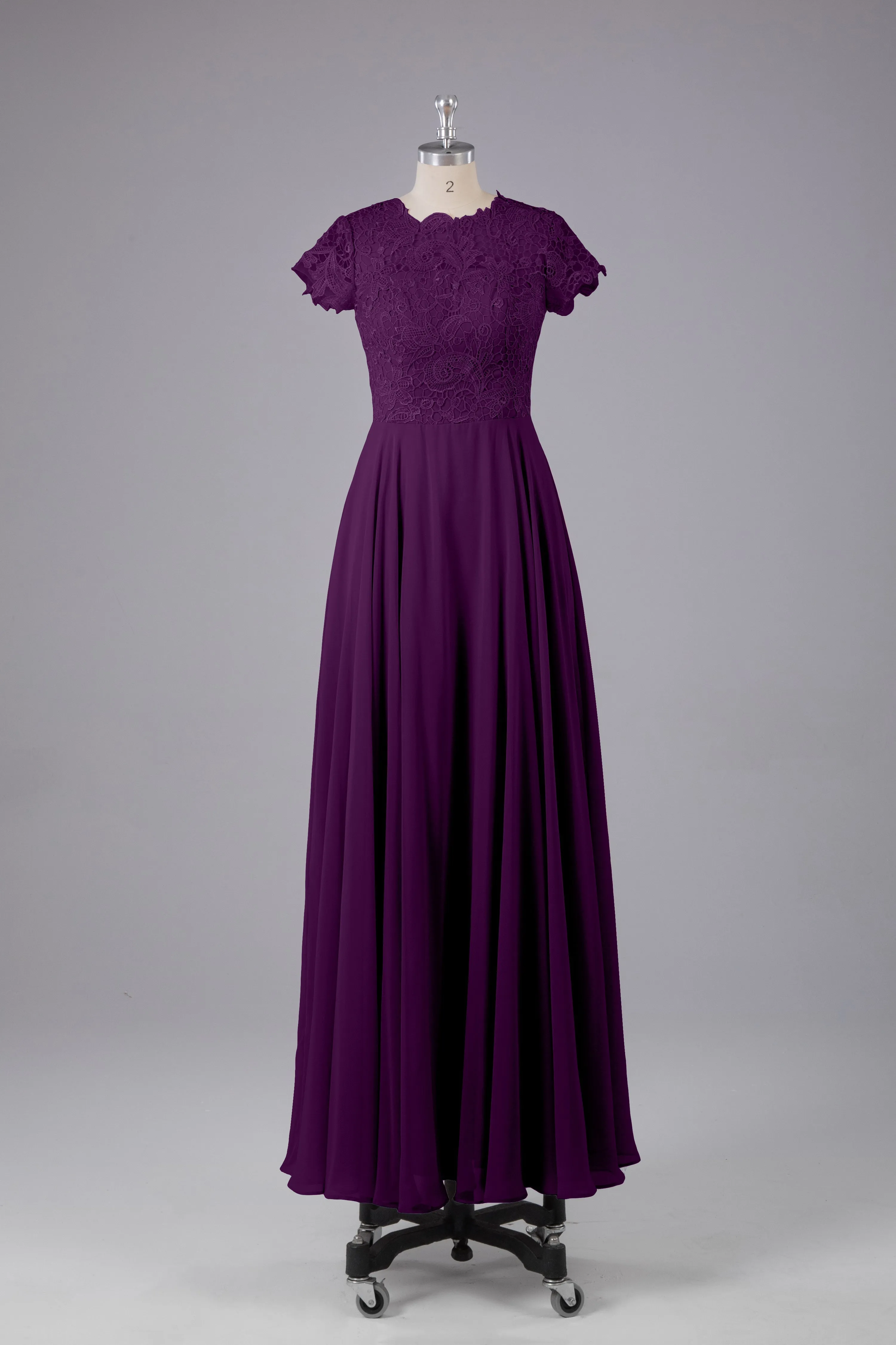 Beautiful A-Line Cap Sleeves Long Bridesmaid Dresses With Pockets