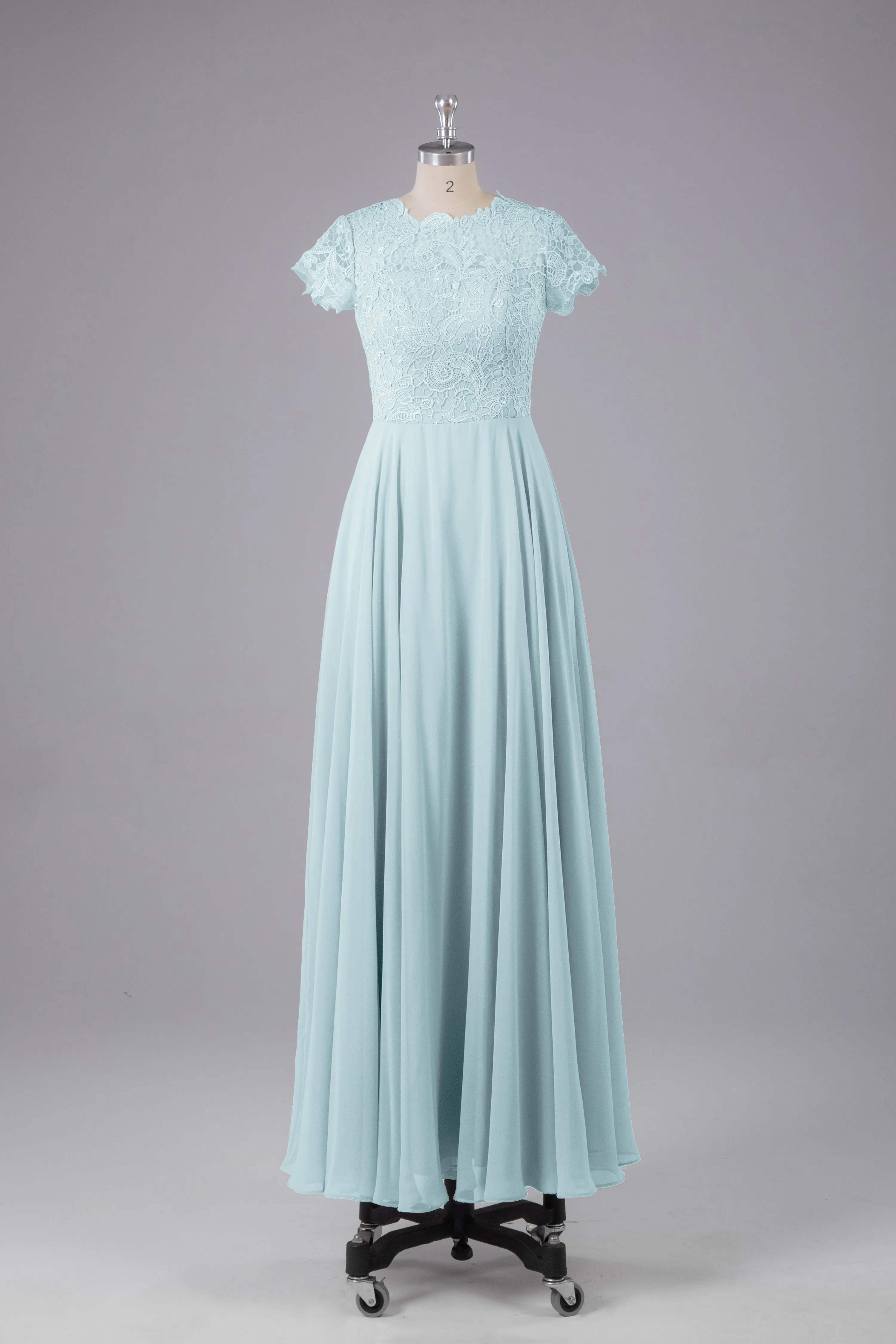 Beautiful A-Line Cap Sleeves Long Bridesmaid Dresses With Pockets