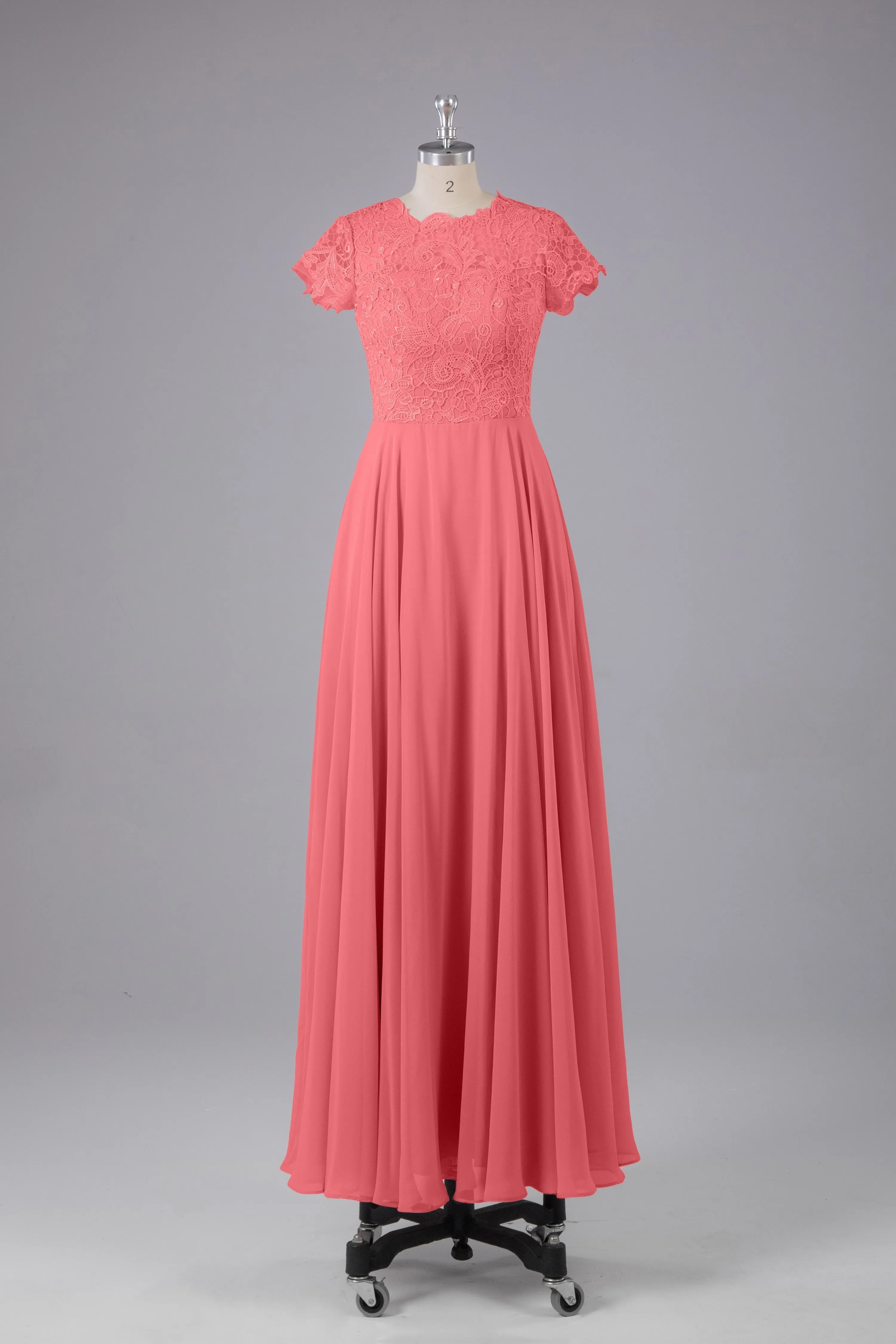Beautiful A-Line Cap Sleeves Long Bridesmaid Dresses With Pockets