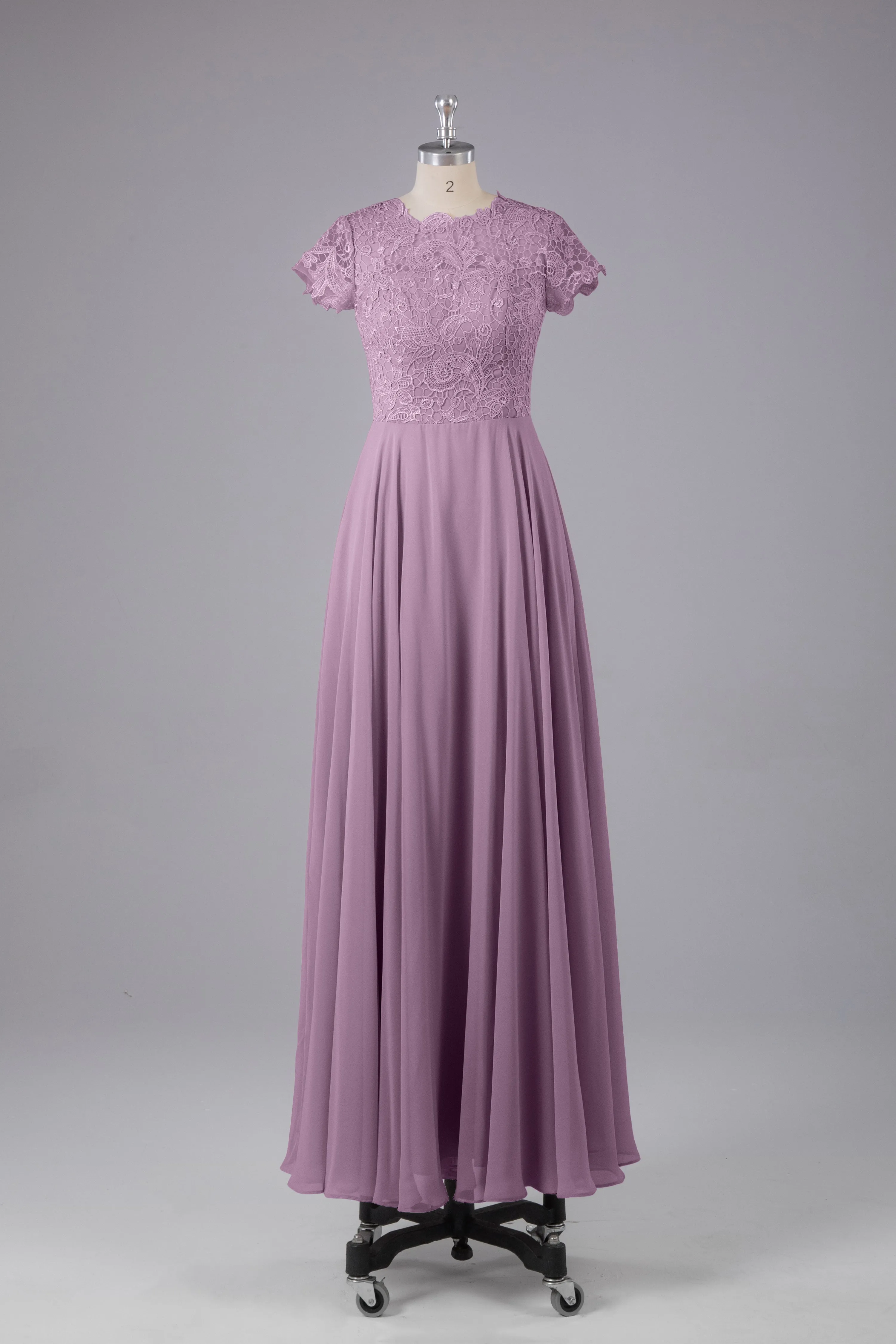 Beautiful A-Line Cap Sleeves Long Bridesmaid Dresses With Pockets