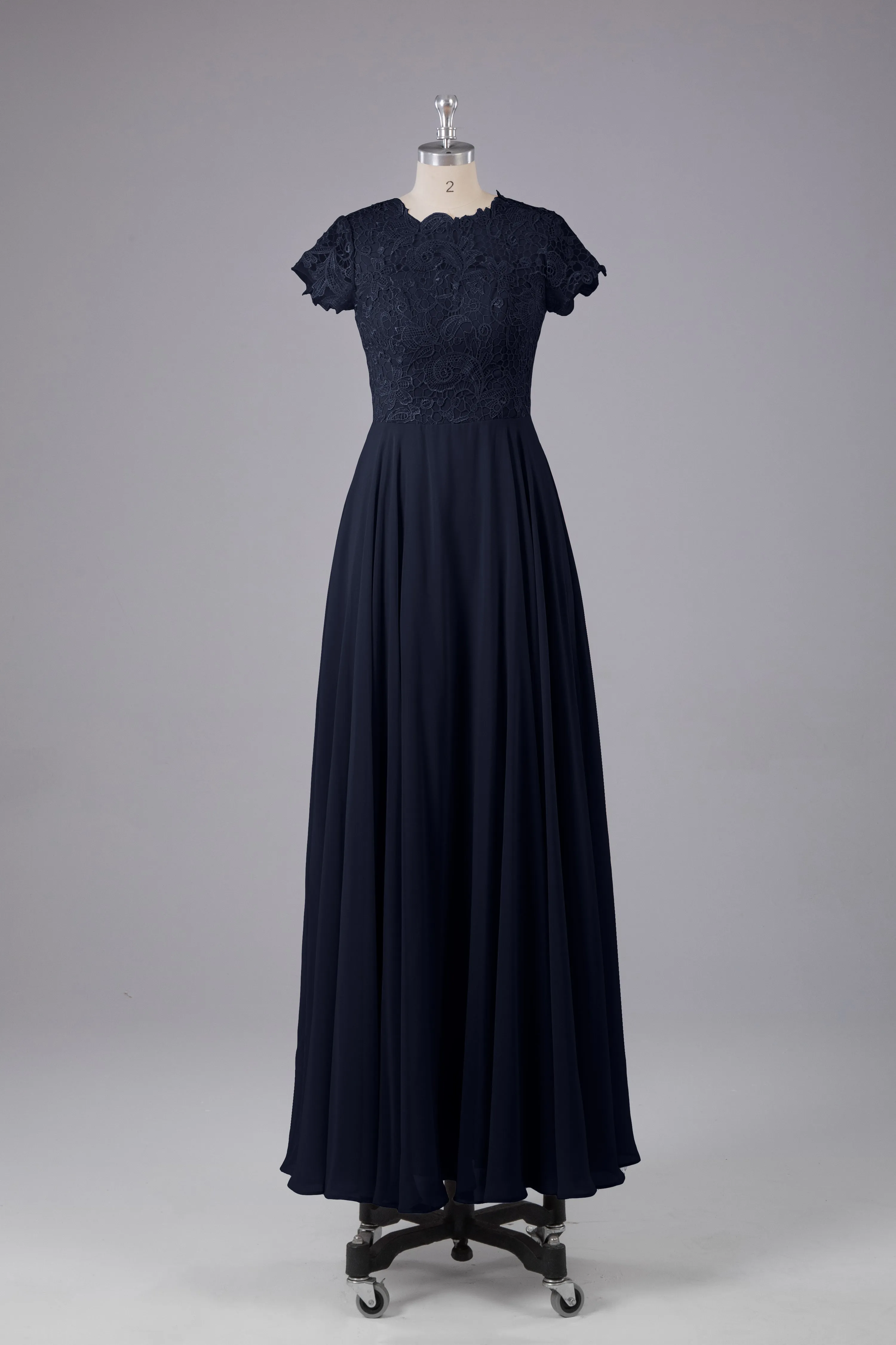 Beautiful A-Line Cap Sleeves Long Bridesmaid Dresses With Pockets