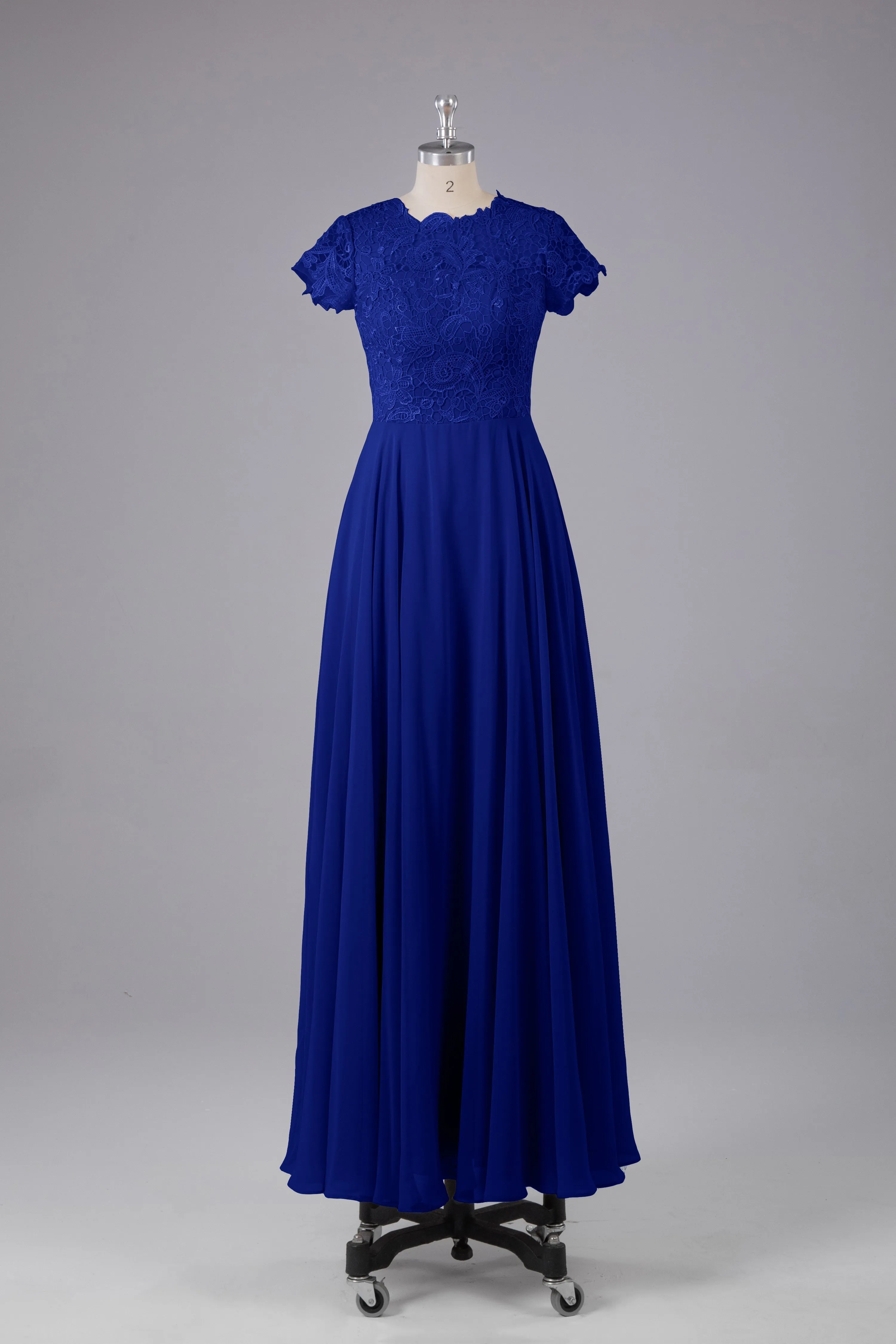 Beautiful A-Line Cap Sleeves Long Bridesmaid Dresses With Pockets
