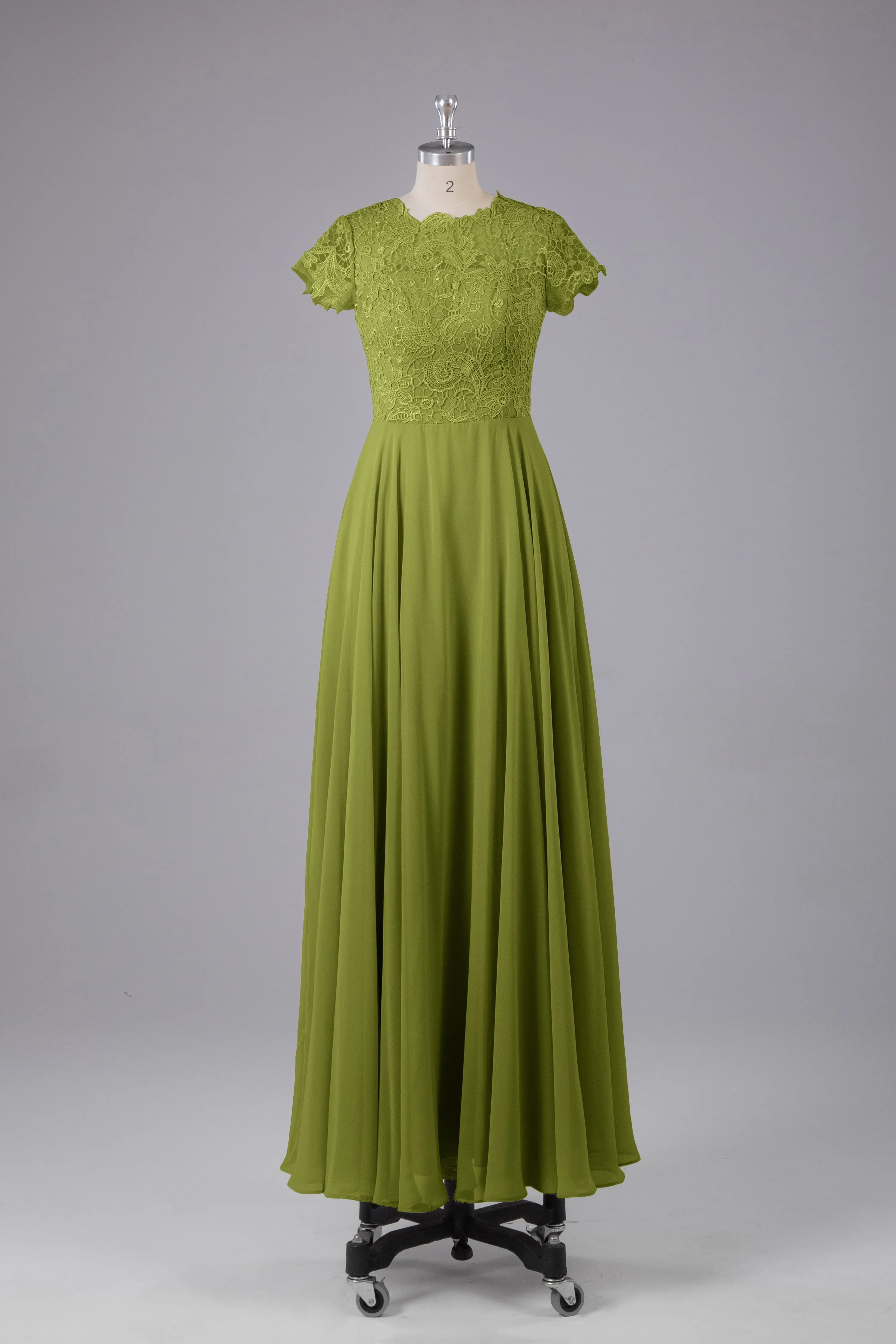 Beautiful A-Line Cap Sleeves Long Bridesmaid Dresses With Pockets