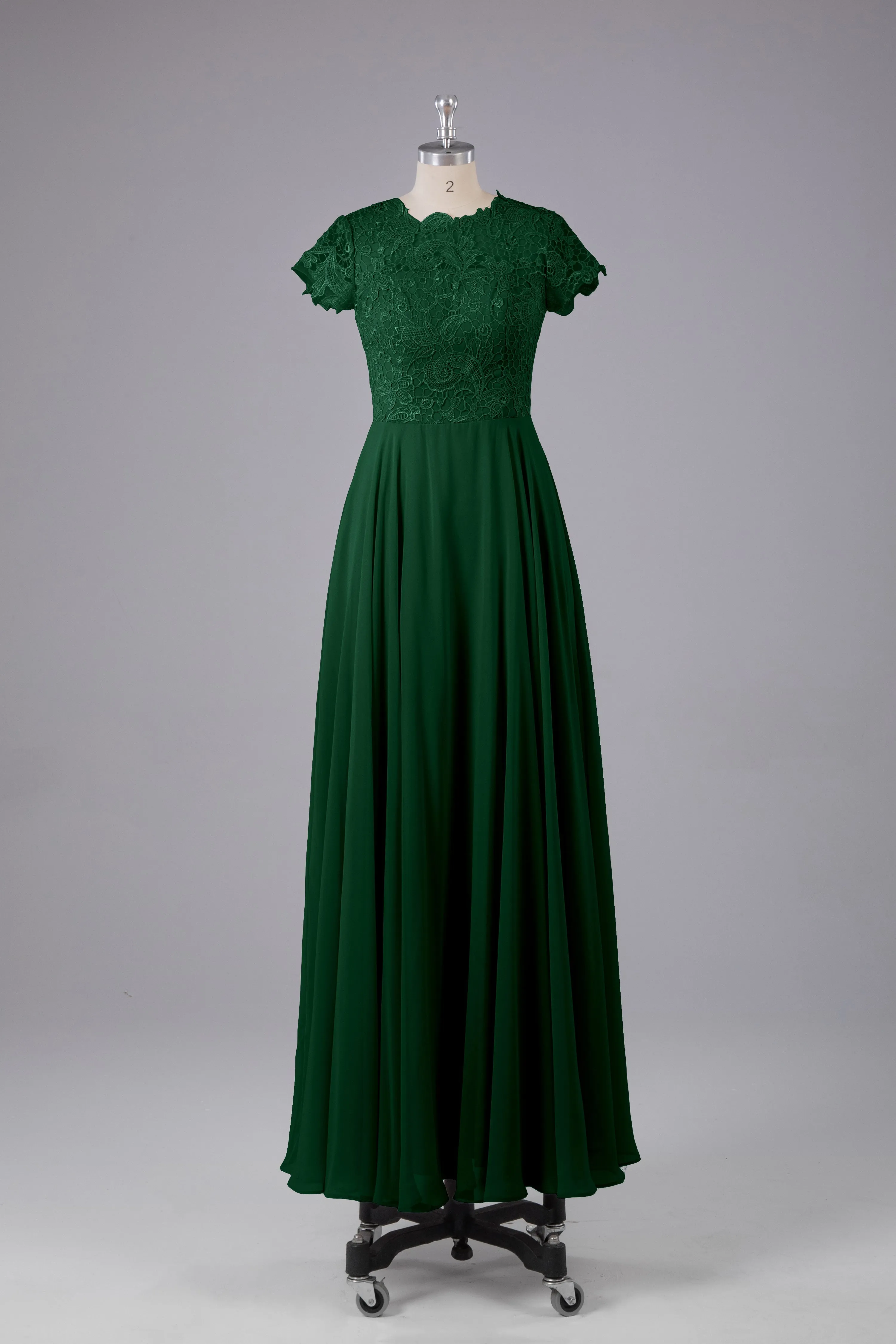 Beautiful A-Line Cap Sleeves Long Bridesmaid Dresses With Pockets