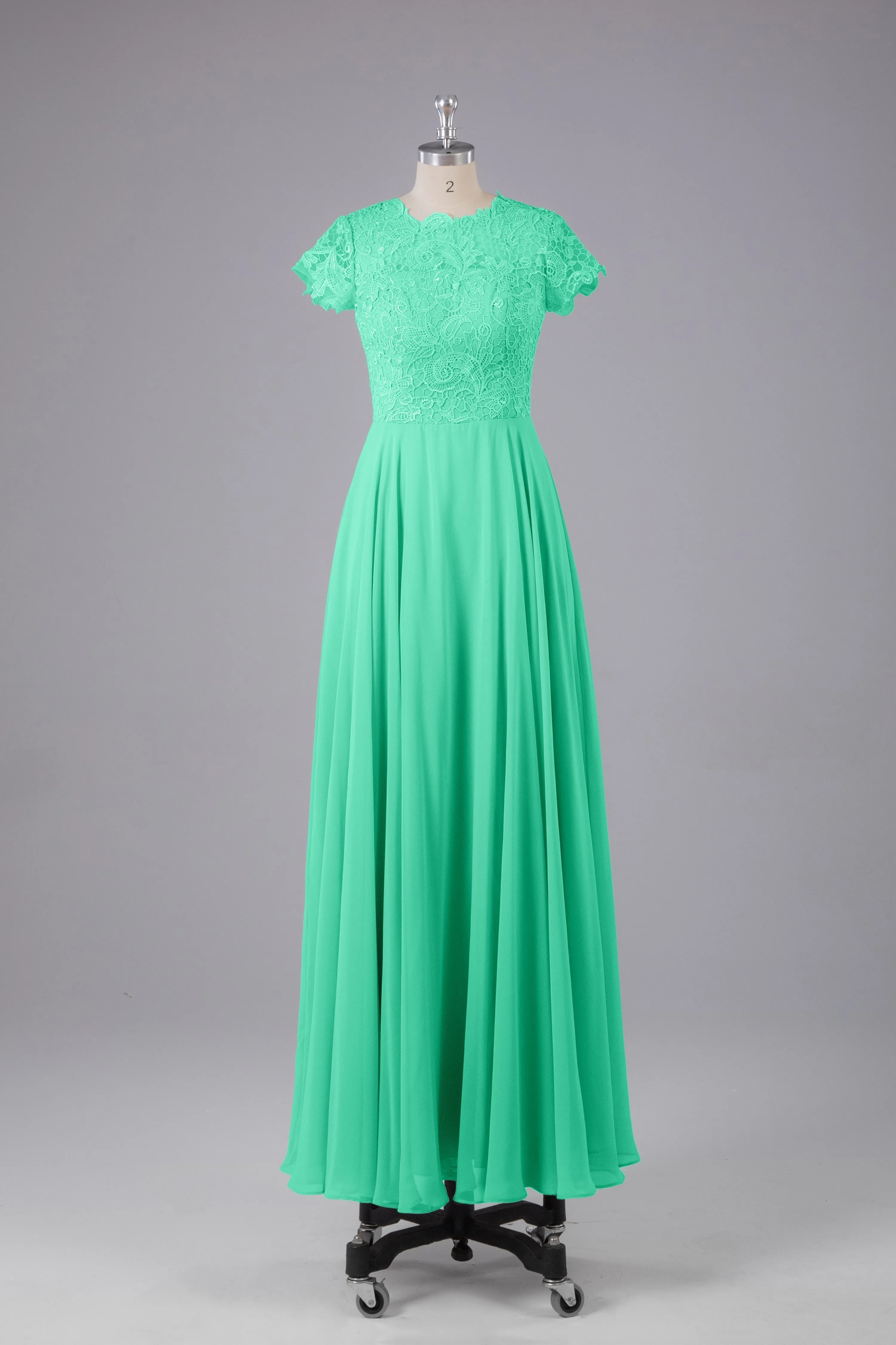 Beautiful A-Line Cap Sleeves Long Bridesmaid Dresses With Pockets