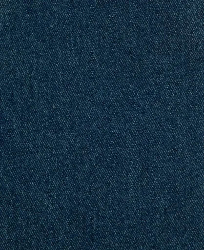 Birds Eye Blue Knit LS Polo w/Jeans Set-Toddler