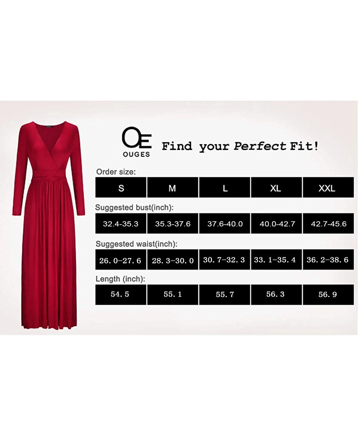 Black Floral Ladies Summer Casual V Neck Short Long Sleeve Floral Pattern Wrap Ladies Maxi Long Dress with Pockets - OUGES