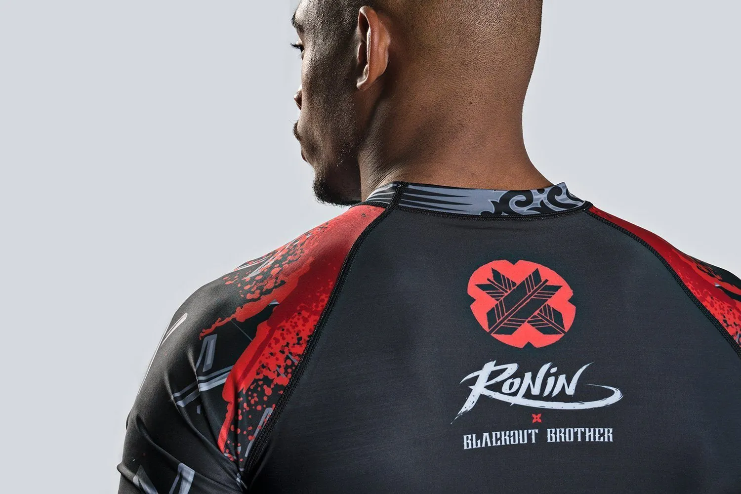 Blackout Samurai Ghost Short Sleeve Rash Guard