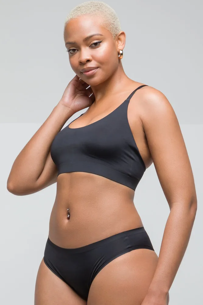 Bonded Bralette Black