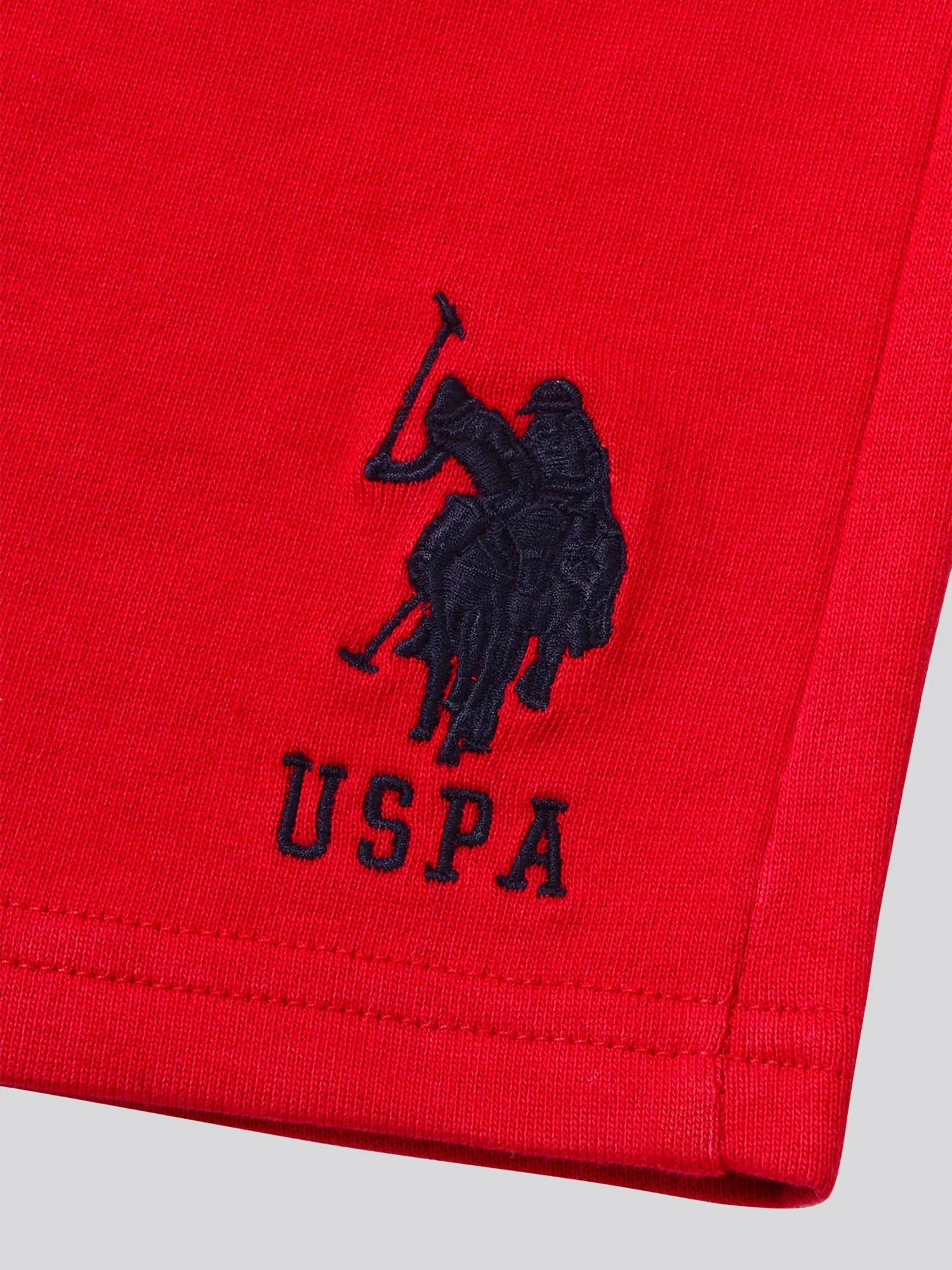 Boys Player 3 Sweat Shorts in Tango Red
