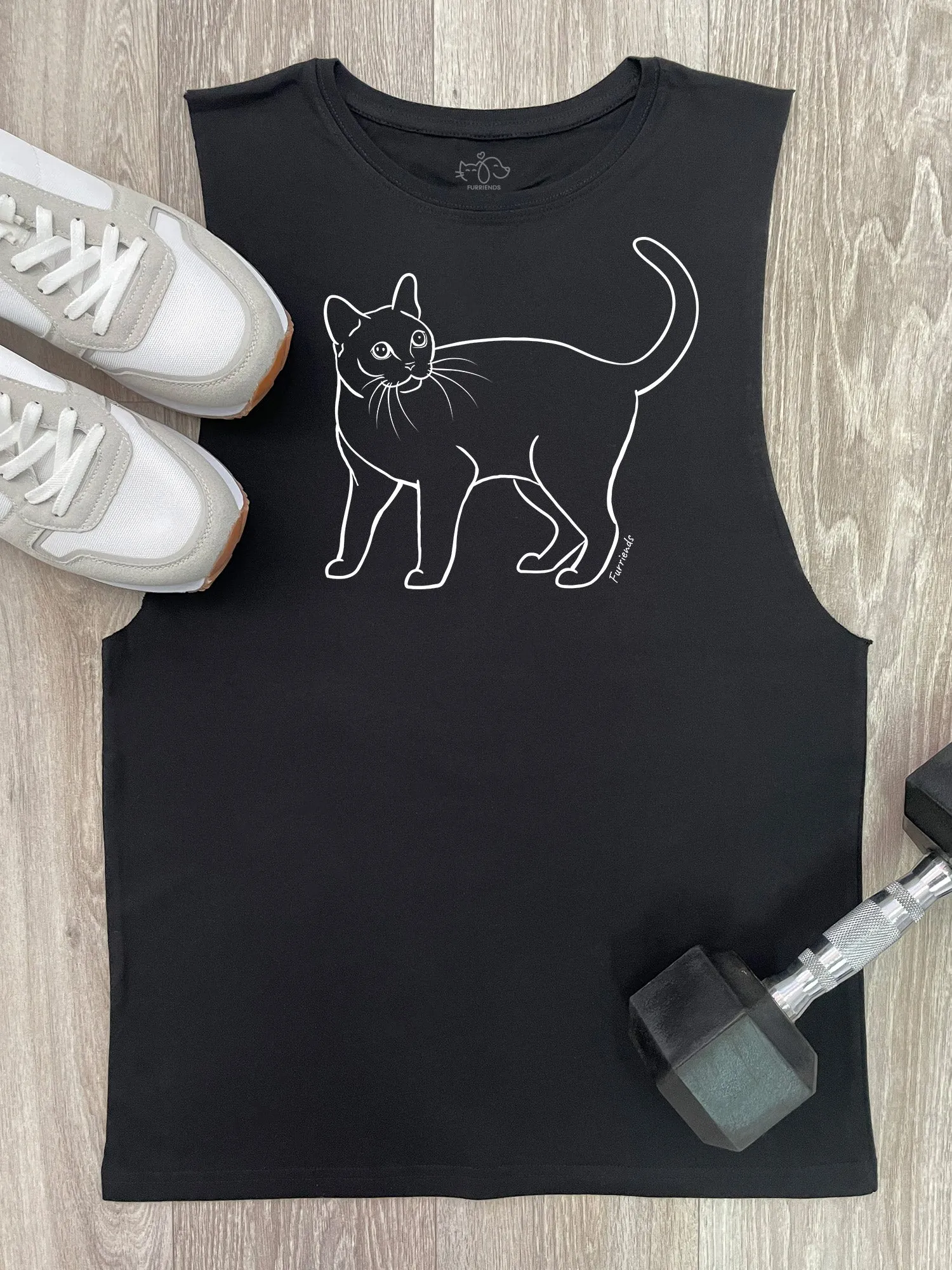 Burmese Axel Drop Armhole Muscle Tank