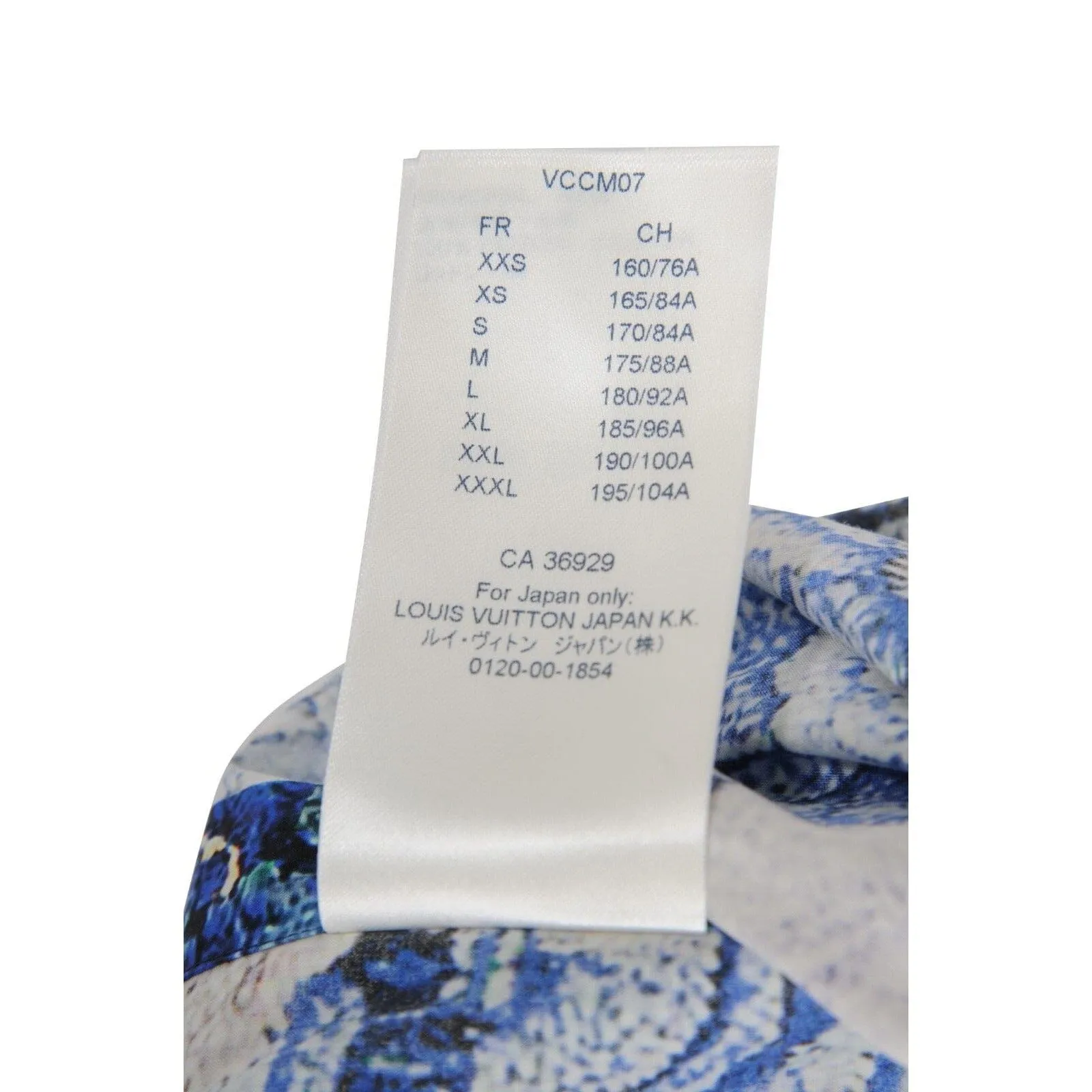Button Down Shirt Blue White Cotton Virgil LV