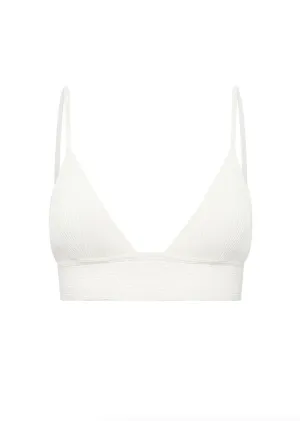 Camilla and Marc Willow Knit Bralette in White