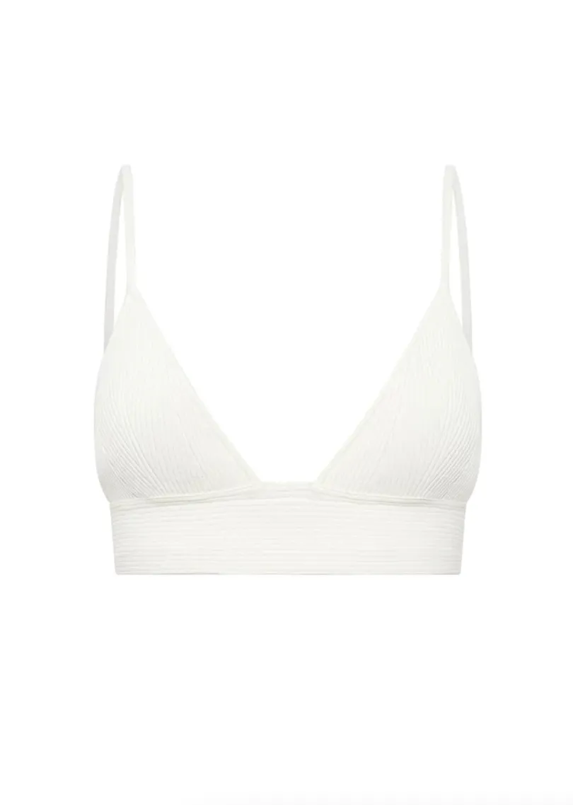Camilla and Marc Willow Knit Bralette in White