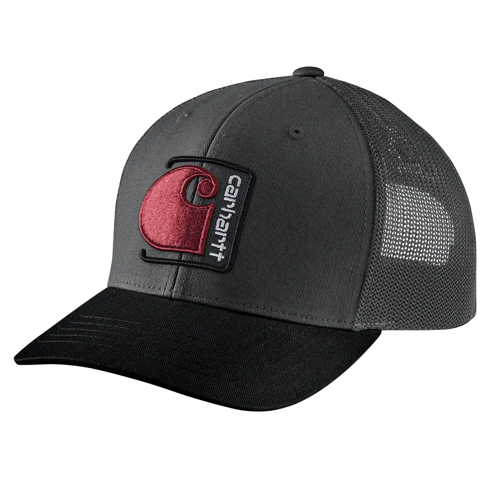 Canvas Mesh-Back C Patch Cap - 029-Shadow | Carhartt 106742