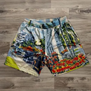 Casual Scenic Mesh Track Shorts