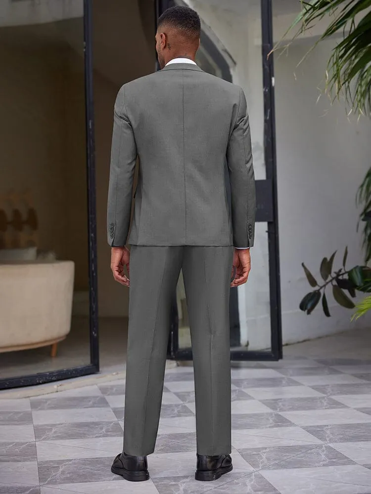 Classic 3-Piece Suit Set with Tie (US Only)