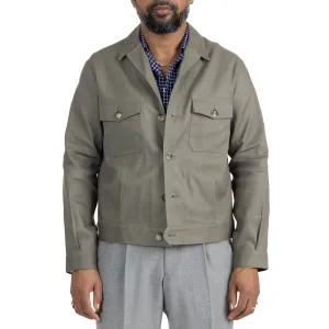 Cotton Linen Twill Road Jacket