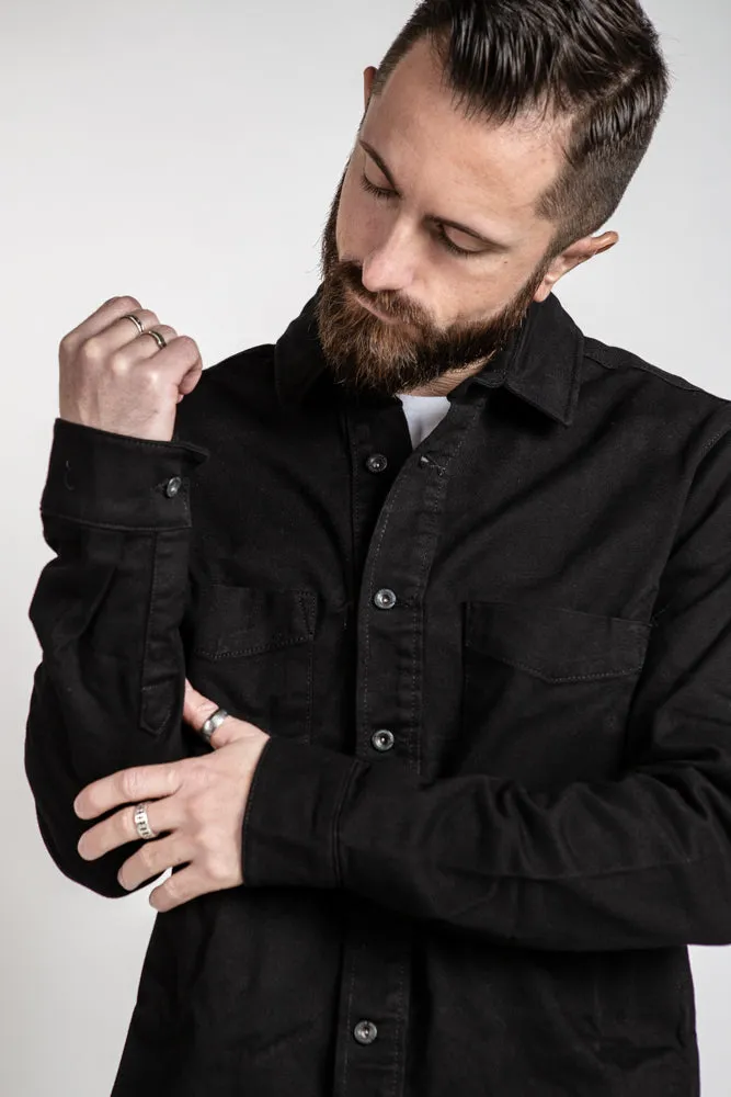 Denim Shirt - Black