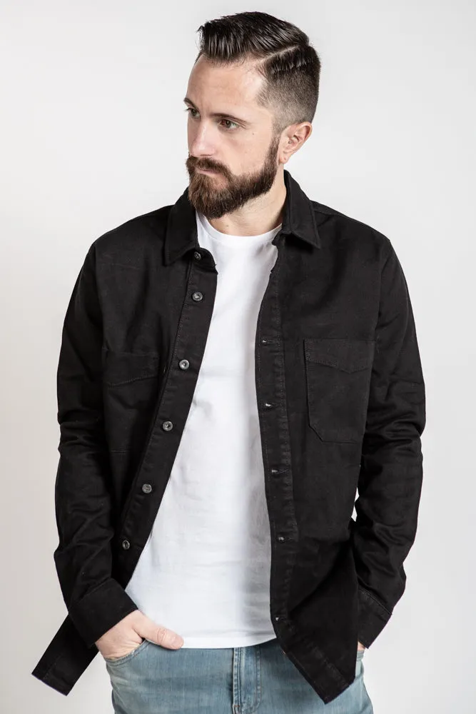 Denim Shirt - Black