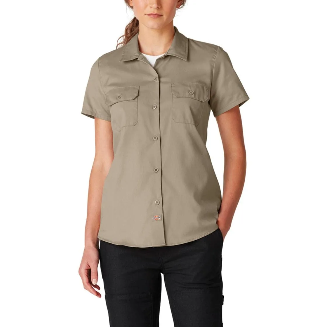 Dickies Women's FLEX Short Sleeve Work Shirt