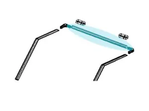 Drilled Telescoping Crossover Bar K0838 | Mountain Tarp