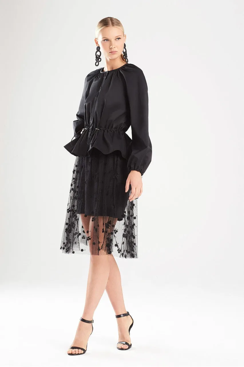 Embroidered Mesh Skirt