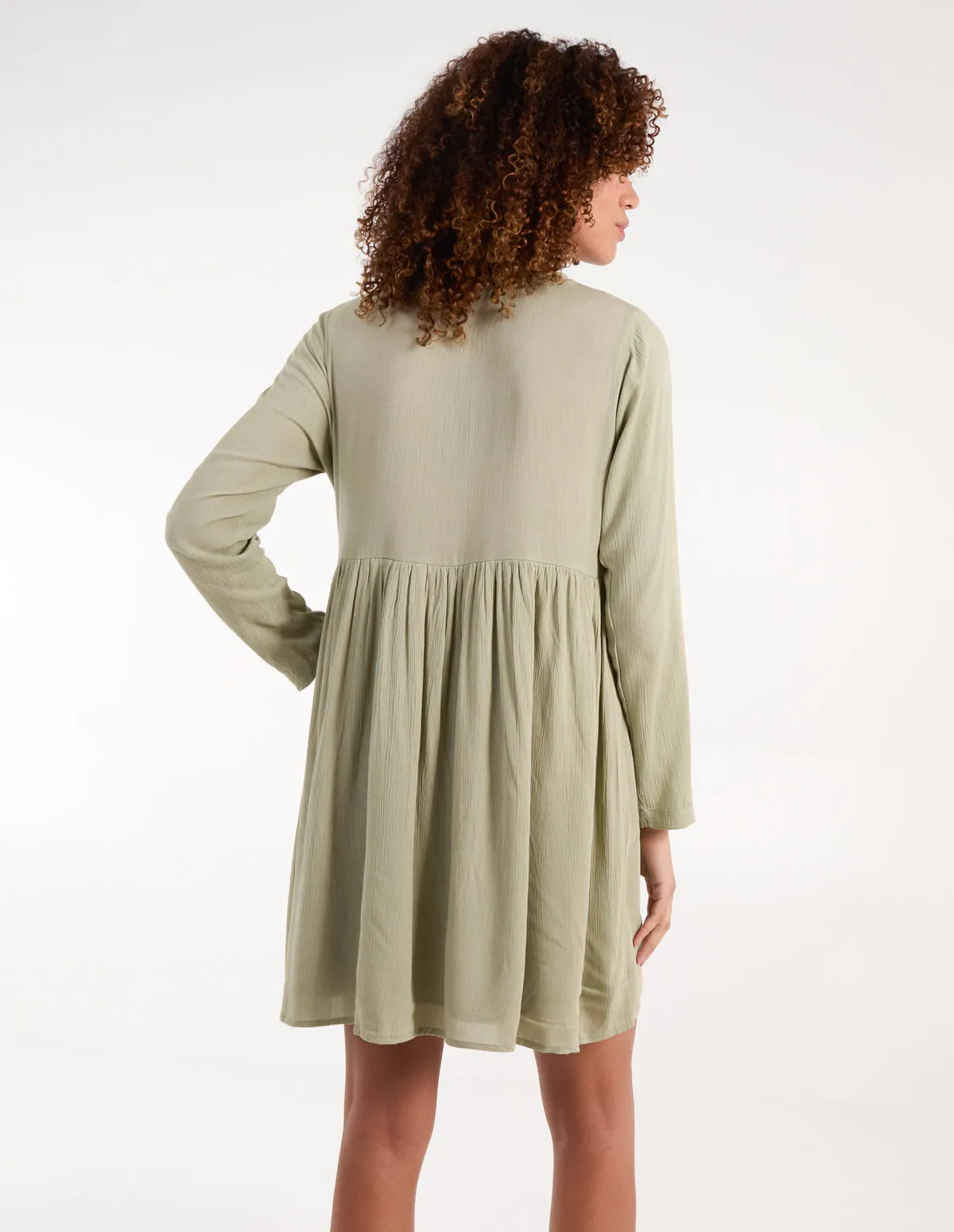 Embroidered Tunic Dress