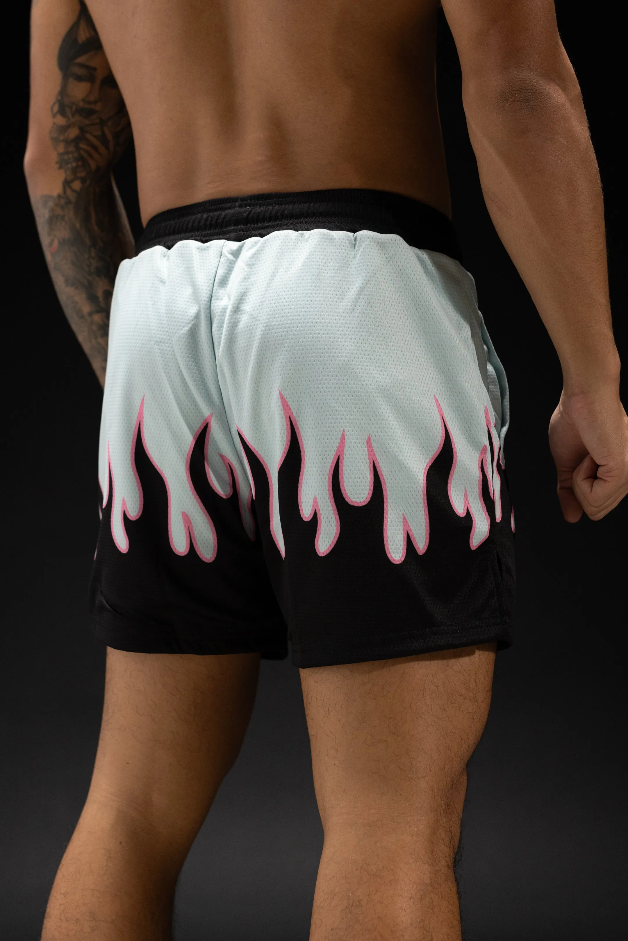 Fire FC Mesh Training Short (5" Inseam) - Mint